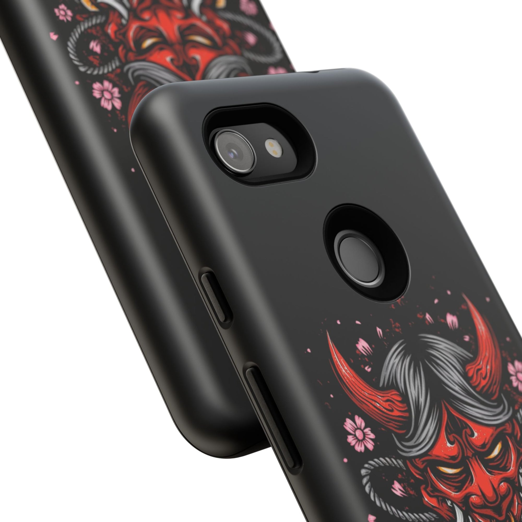 Tough Cases: Fierce Demon Phone Case, Edgy Phone Cover, Protect Your Device, Gift for Anime Fans, Unique Artwork Case