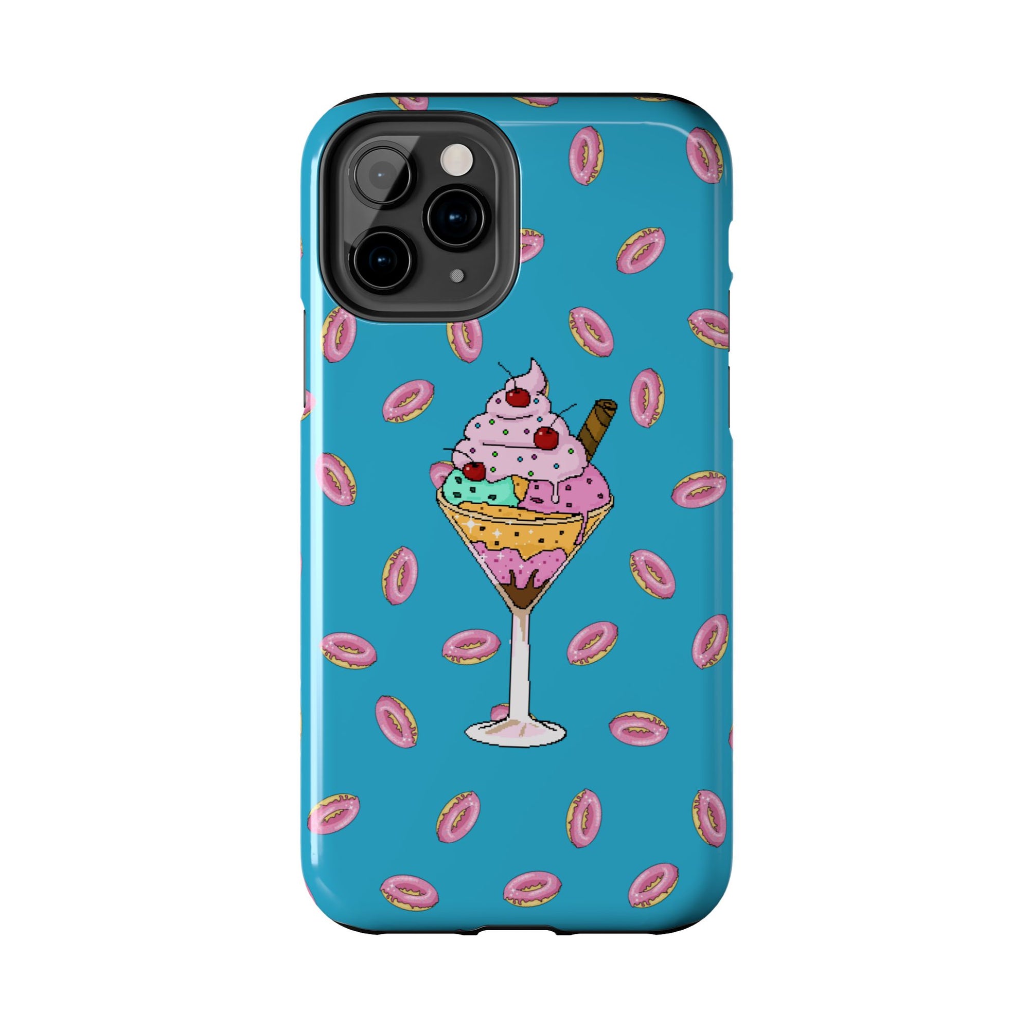 Cute Dessert Phone Cases, Fun iPhone Covers, Quirky Phone Accessories, Donut Lovers Gift, Ice Cream Phone Protector