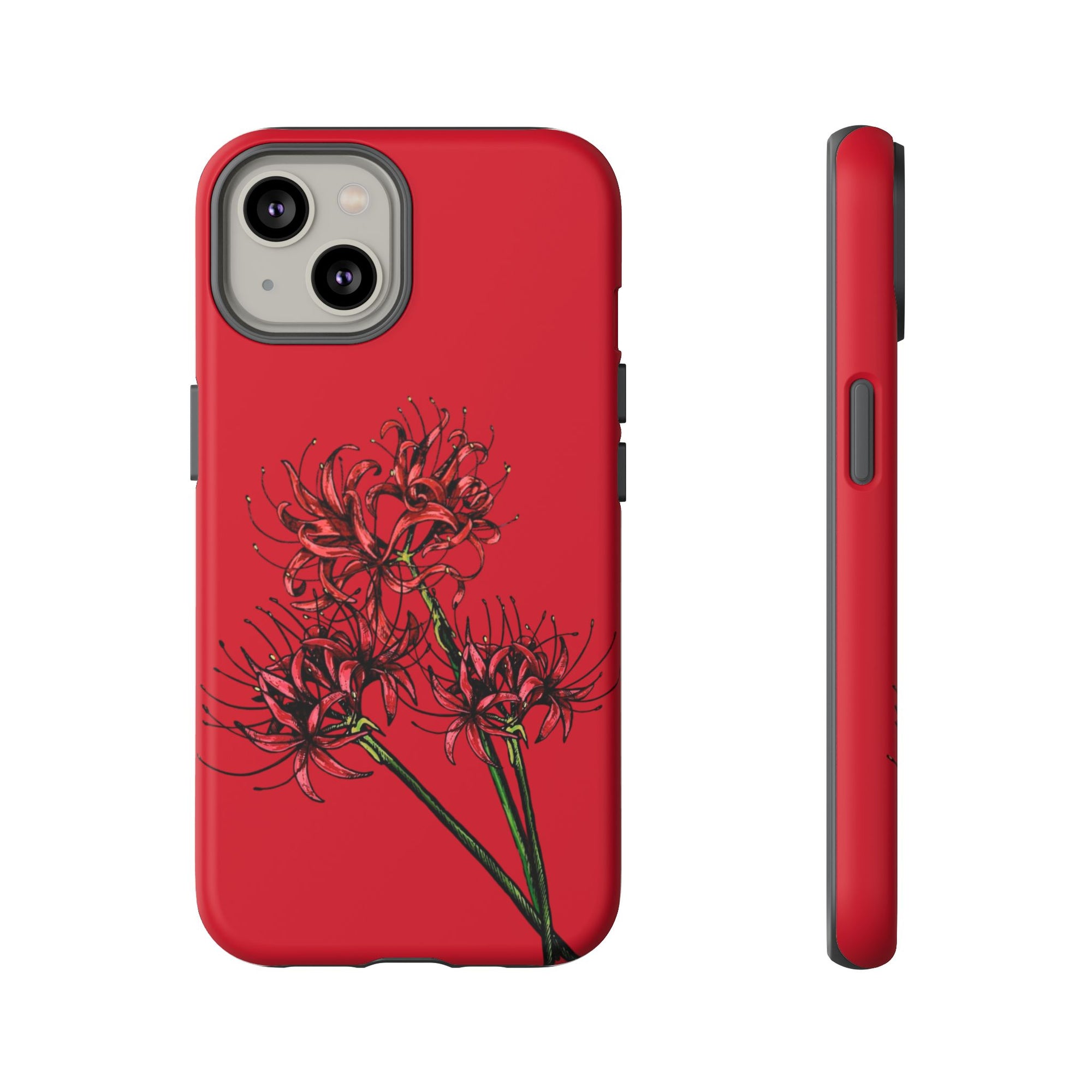 Floral Phone Case, Cute Durable Case for Plants Lovers, Stylish Tech Accessories, Gift for Her, Autumn Decor
