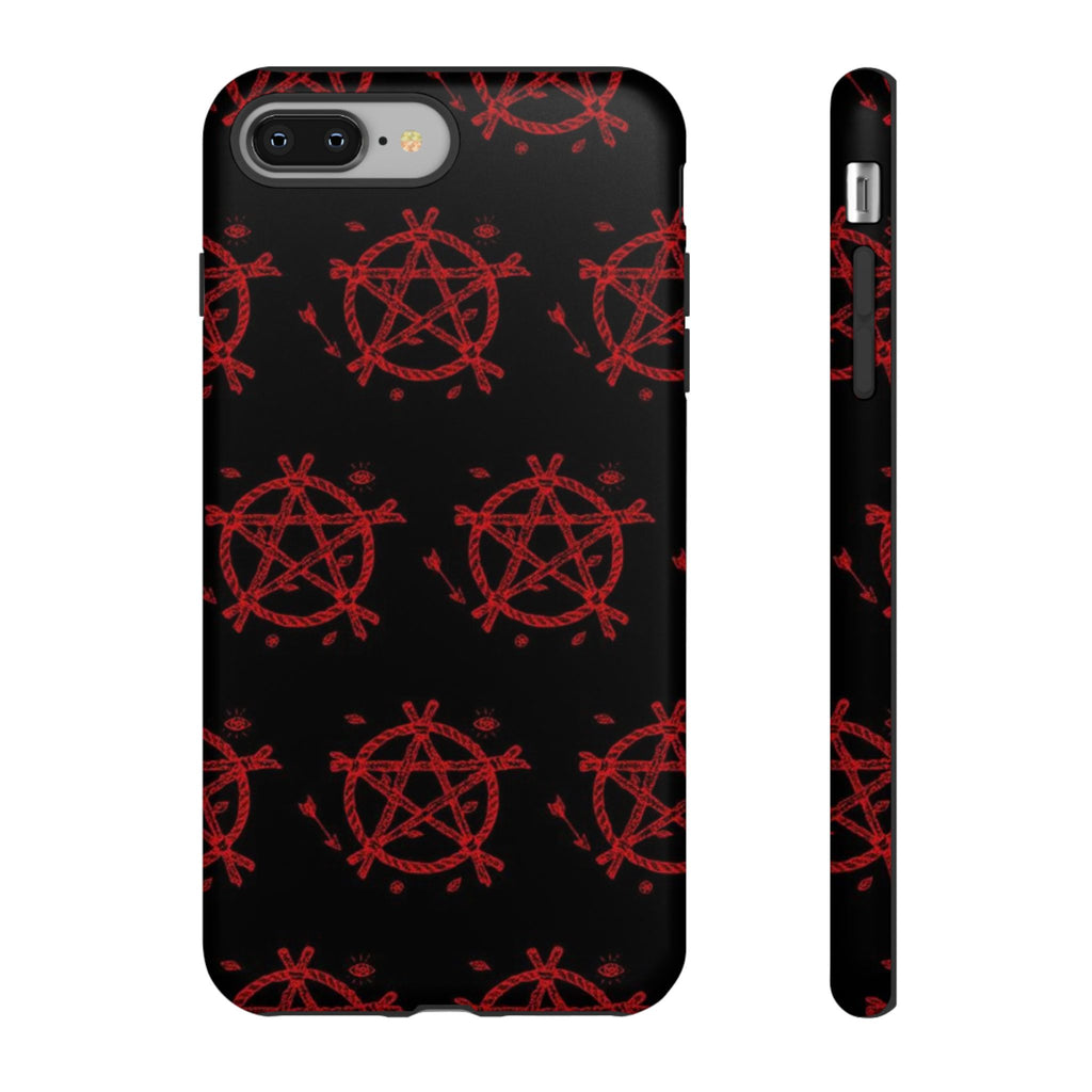 Anarchist iPhone Case, Tough Phone Cover, Punk Style Accessory, Unique Gift for Rebels, Goth Aesthetic Phone Case