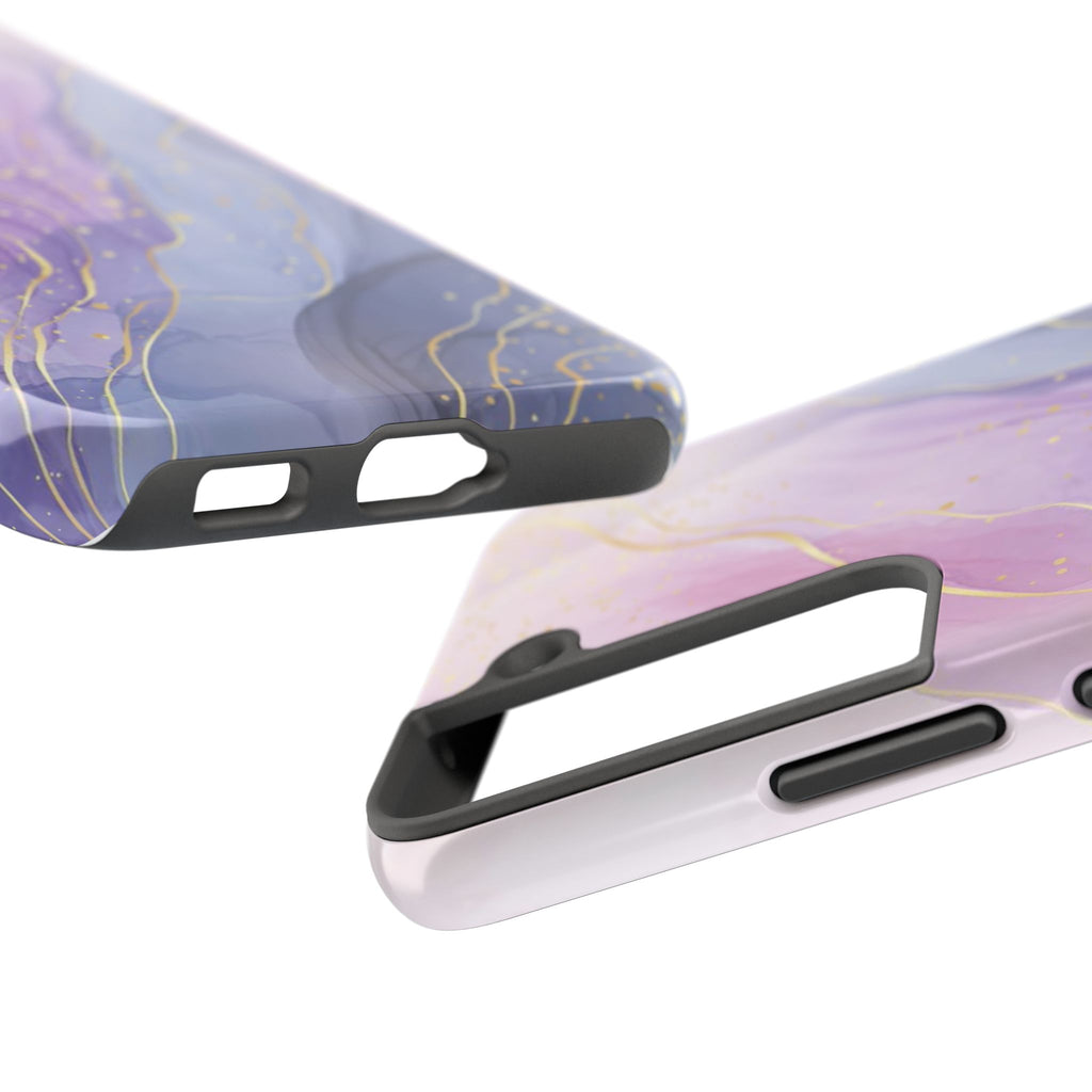 Elegant Abstract Tough Phone Cases for Stylish Protection, Gift for Her, Phone Accessories, Lavender Marble Design, Phone Cover for [...]