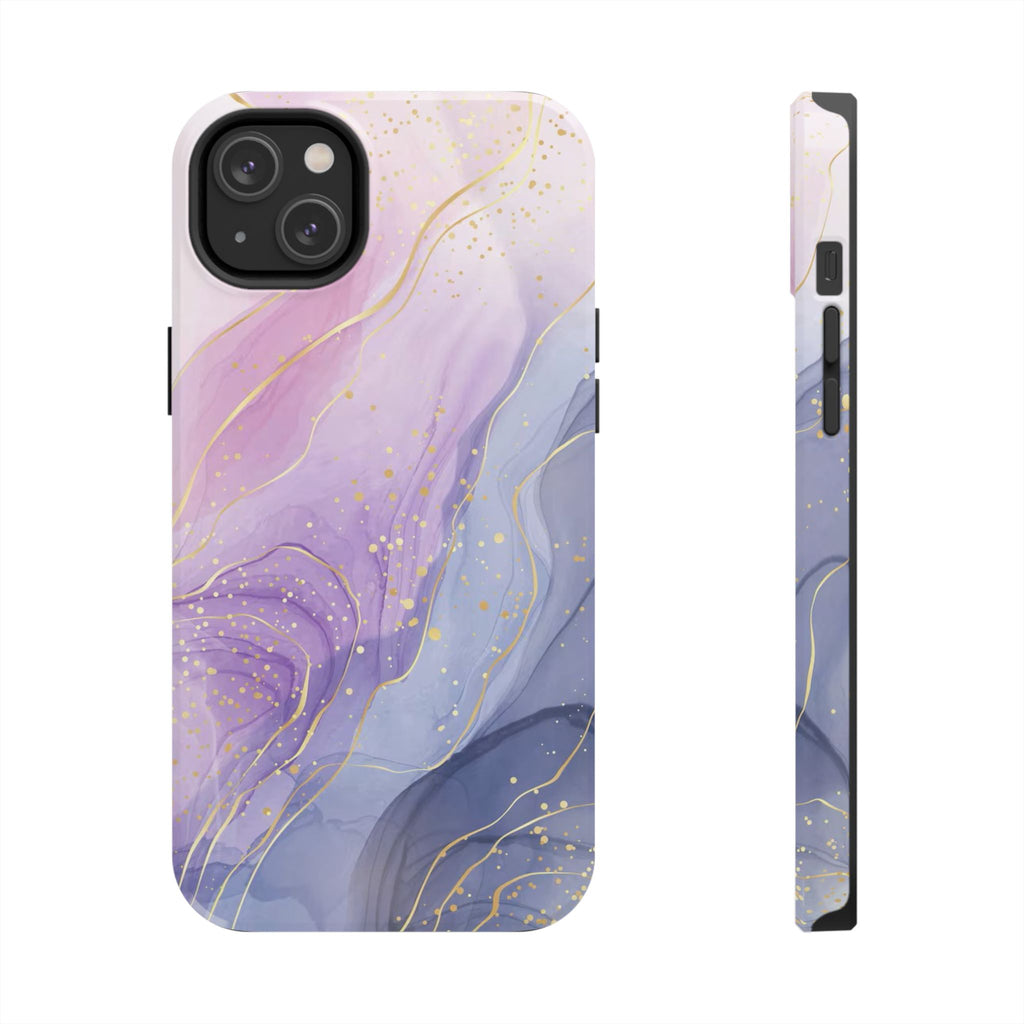 Elegant Abstract Tough Phone Cases for Stylish Protection, Gift for Her, Phone Accessories, Lavender Marble Design, Phone Cover for [...]