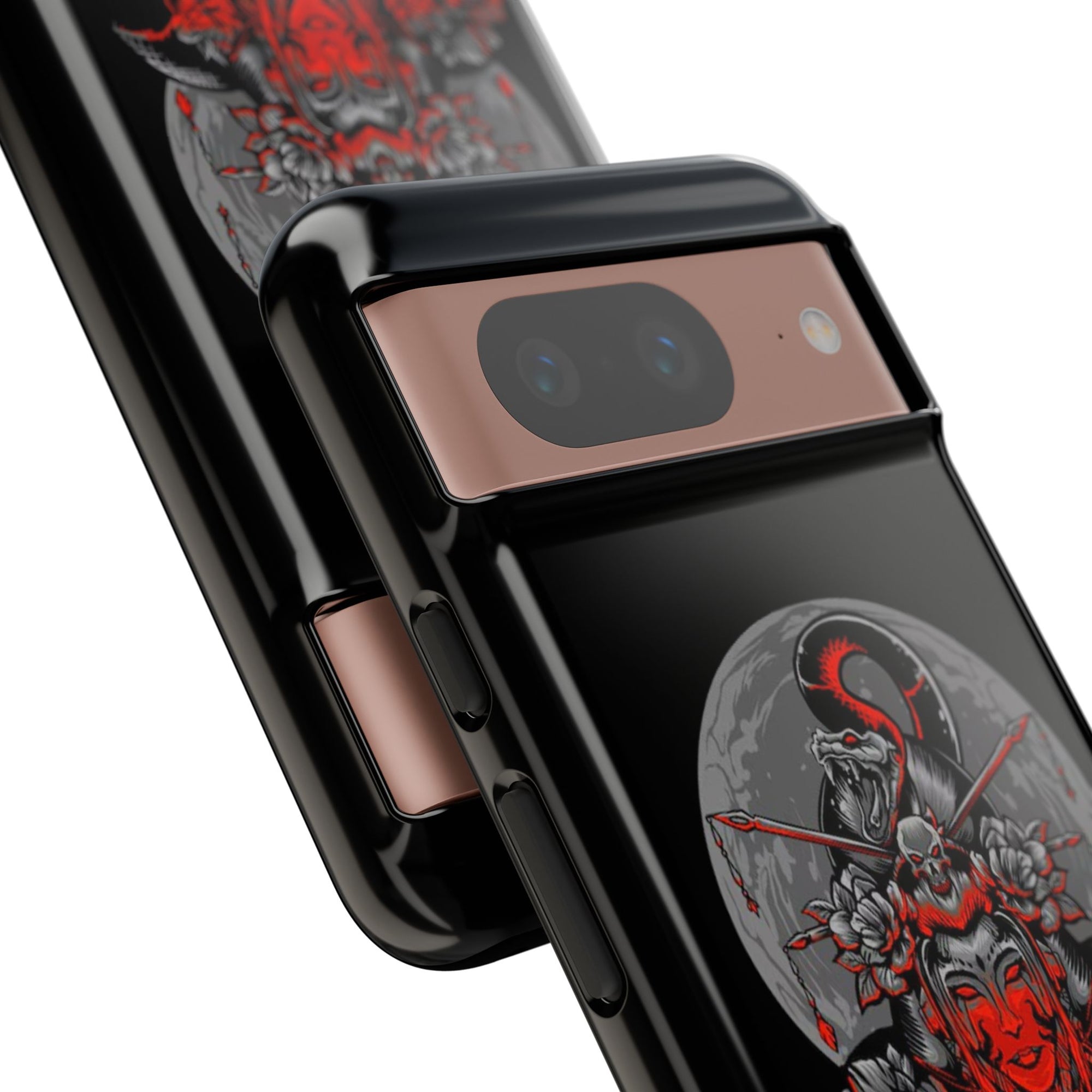 Tough Cases for iPhone, Dragon & Warrior Design, Durable Phone Protection, Perfect Gift for Tech Lovers, Unique Gifting