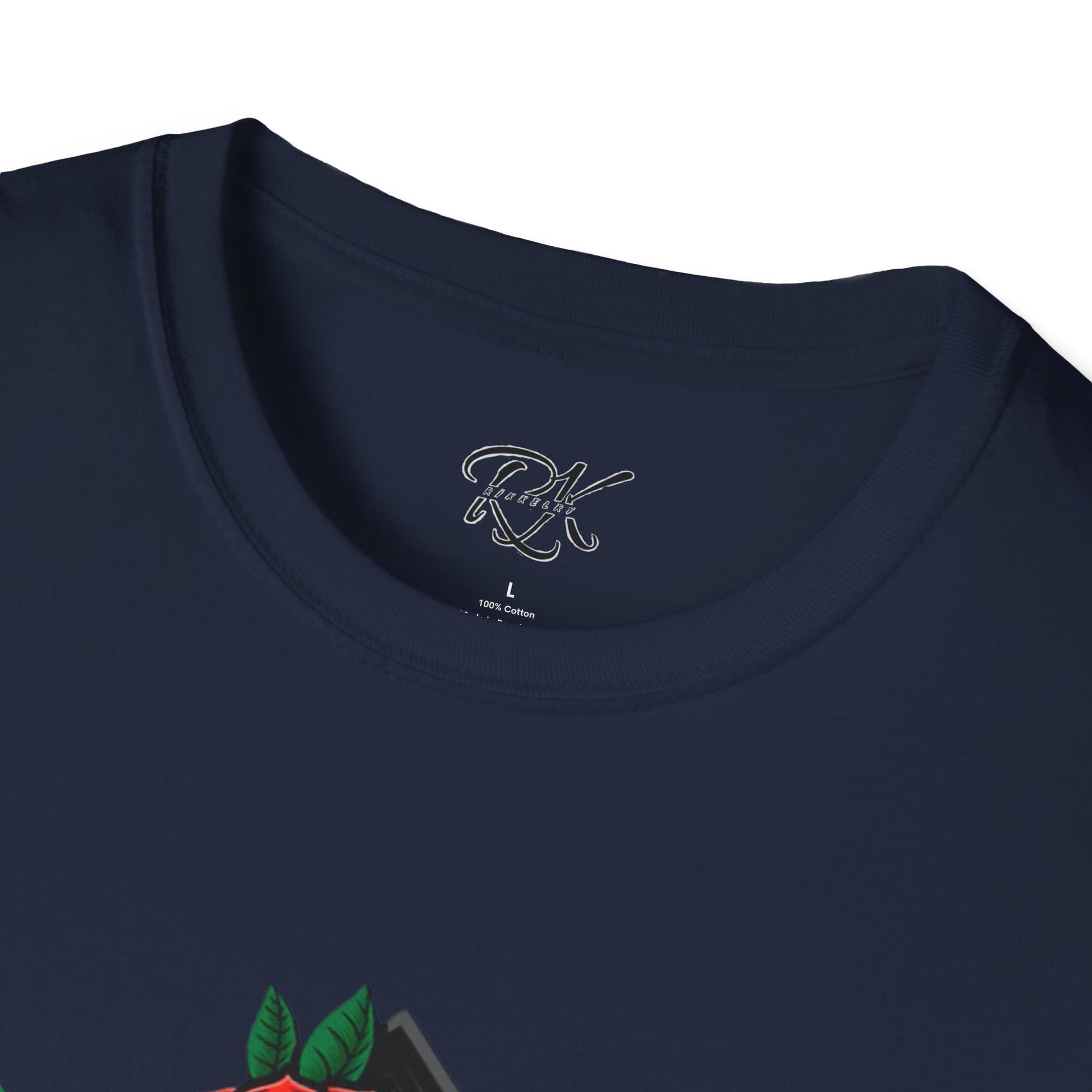 Skull and Roses T-Shirt | Edgy Unisex Softstyle Tee for Music Lovers, Halloween, Casual Wear, Gift Idea, Streetwear