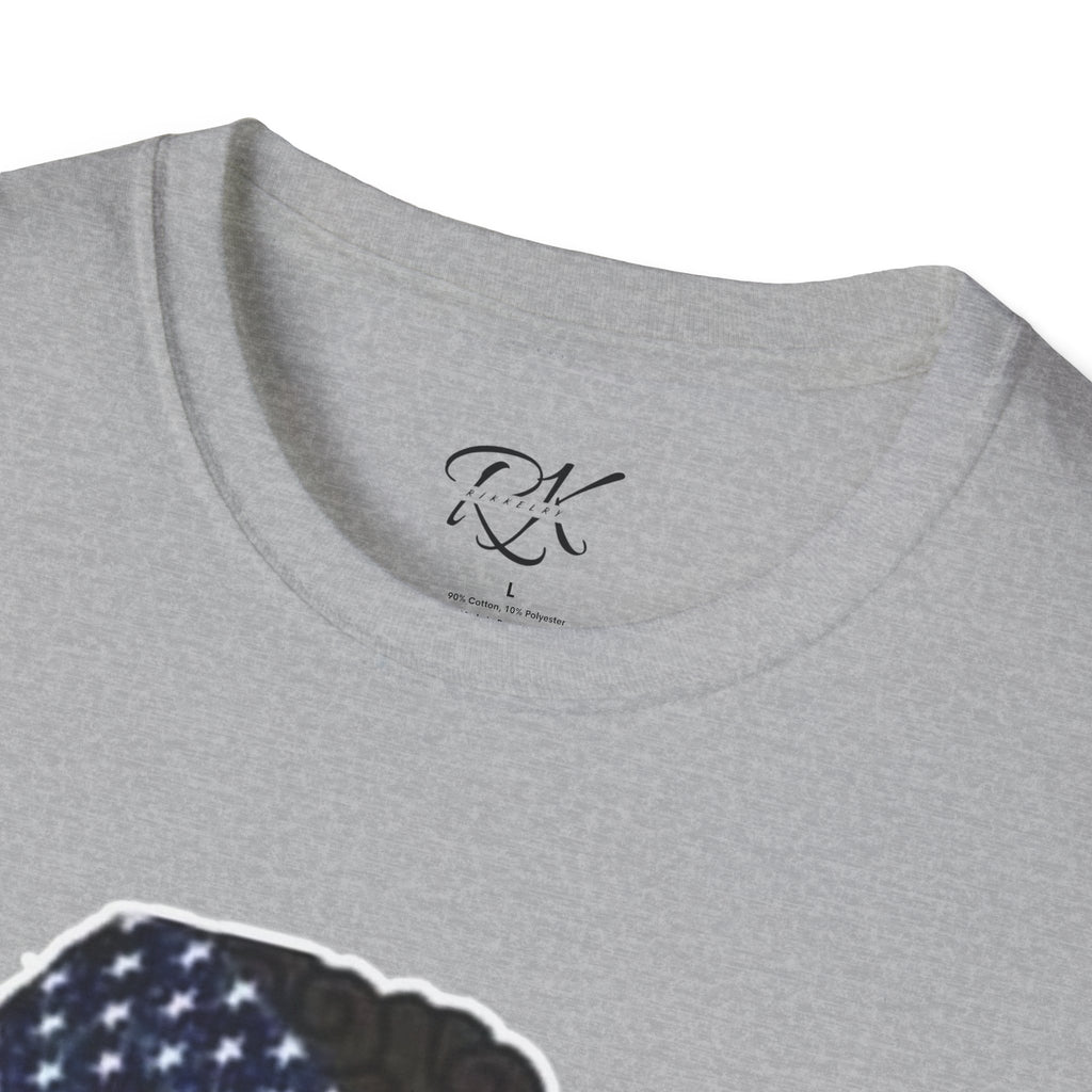 Patriotic Graphic T-Shirt, Unisex Softstyle Tee, Independence Day Gift, Freedom Apparel, Americana Clothing