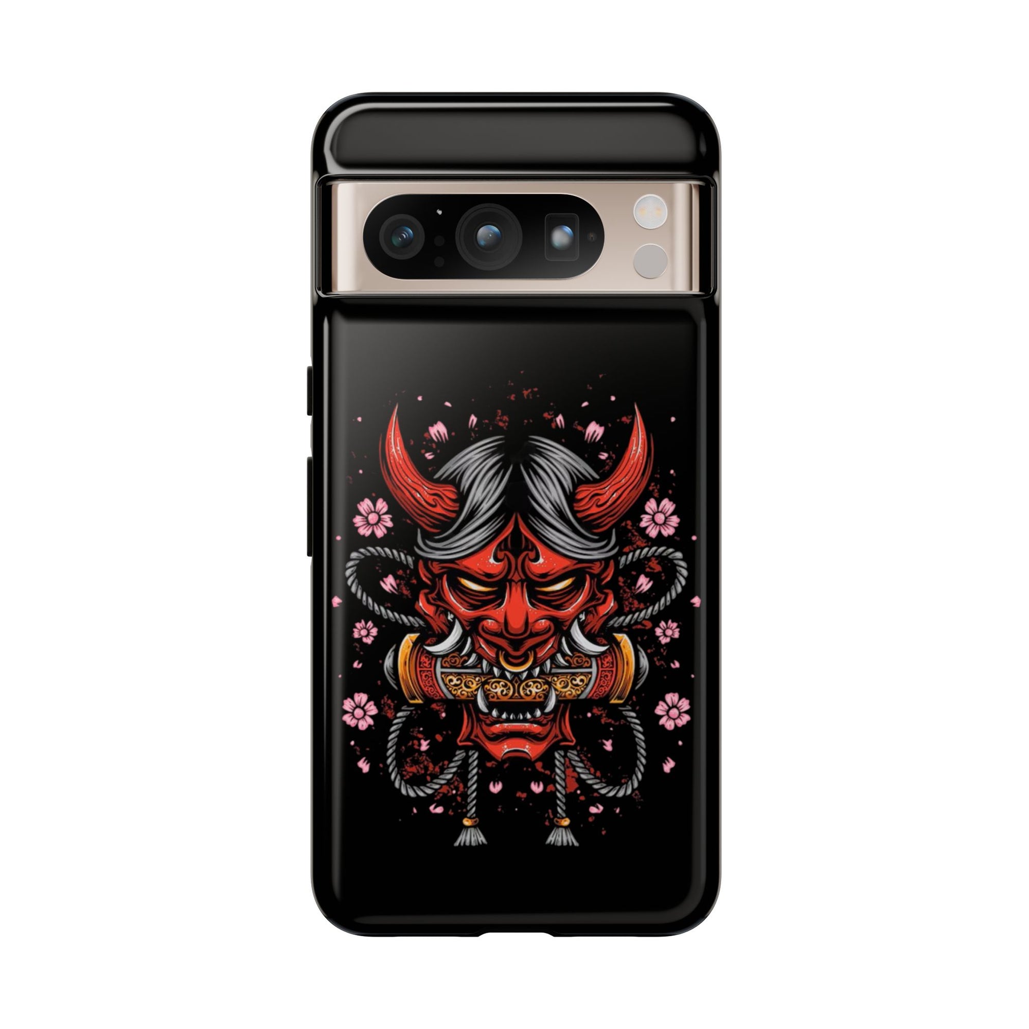 Tough Cases: Fierce Demon Phone Case, Edgy Phone Cover, Protect Your Device, Gift for Anime Fans, Unique Artwork Case