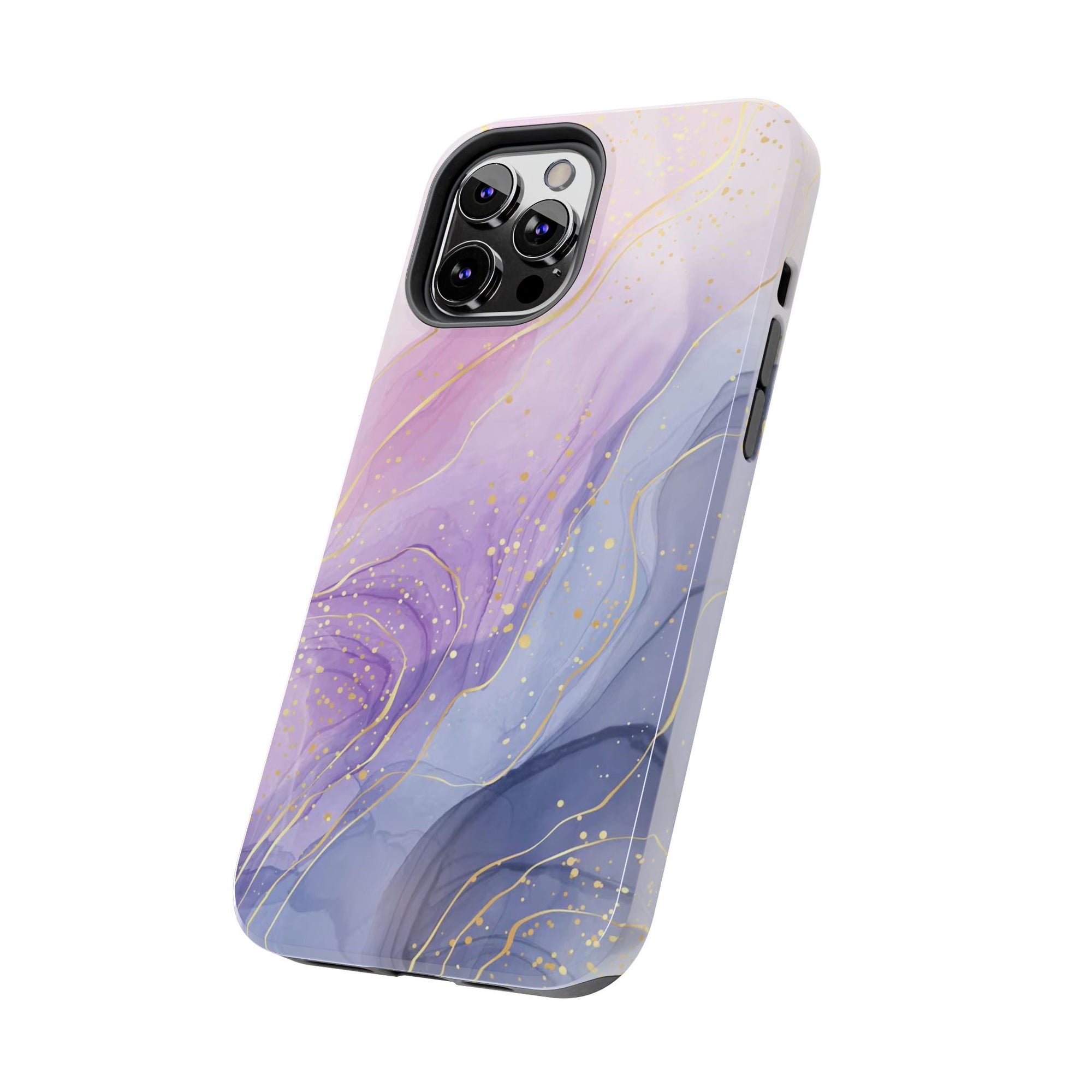 Elegant Abstract Tough Phone Cases for Stylish Protection, Gift for Her, Phone Accessories, Lavender Marble Design, Phone Cover for [...]