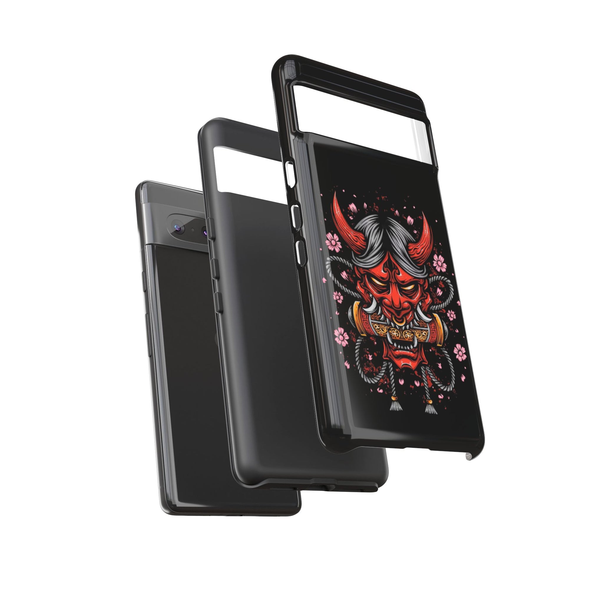 Tough Cases: Fierce Demon Phone Case, Edgy Phone Cover, Protect Your Device, Gift for Anime Fans, Unique Artwork Case