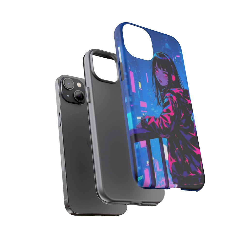 Futuristic Phone Case, Cyberpunk Aesthetic, Tough Phone Cover, Urban Style, Gift for Tech Lovers, Unique Phone Accessories, Streetwear [...]