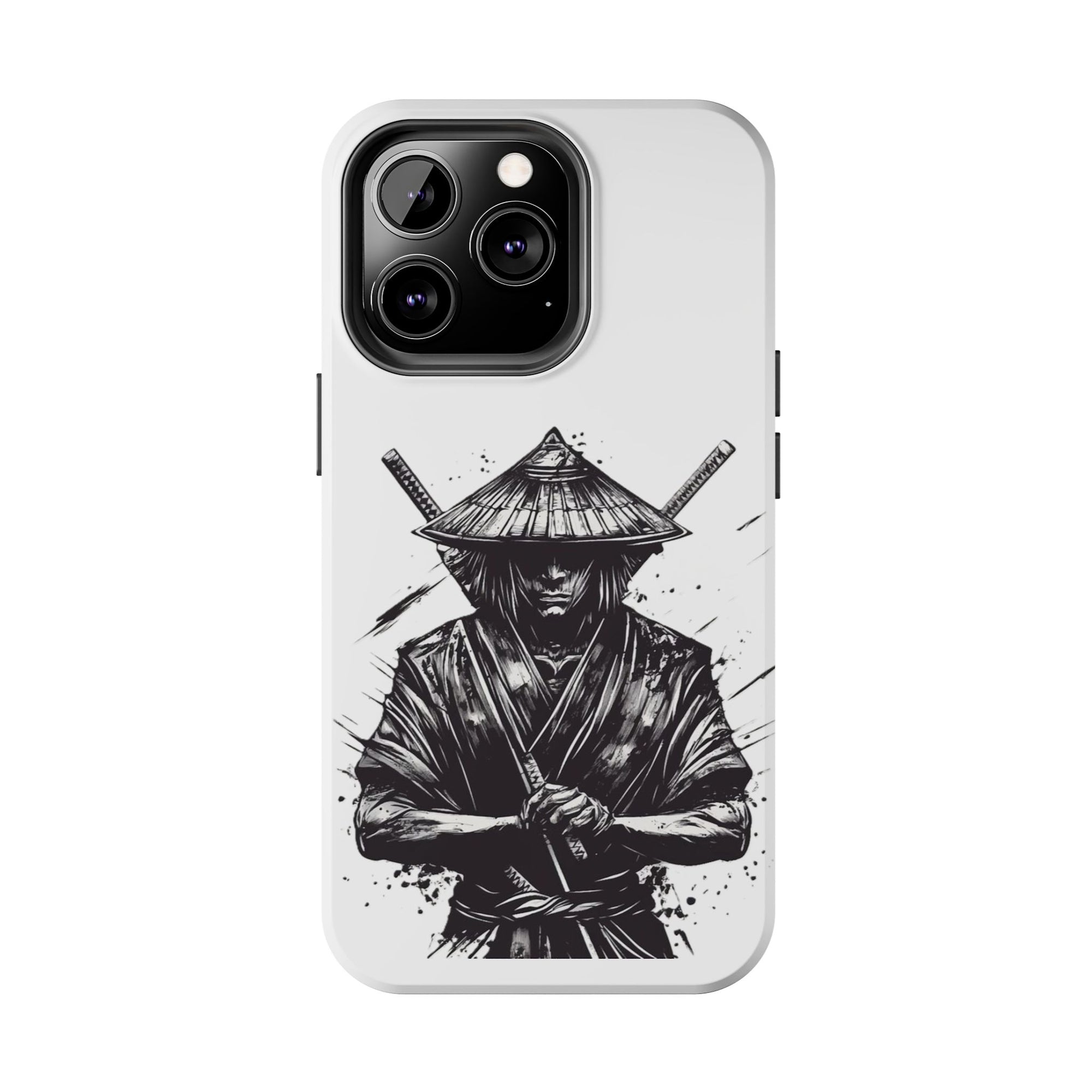 Samurai Tough Phone Cases, Rugged Smartphone Accessories, Durable Covers for Men, Unique Gifts for Him, Japanese Warrior Design