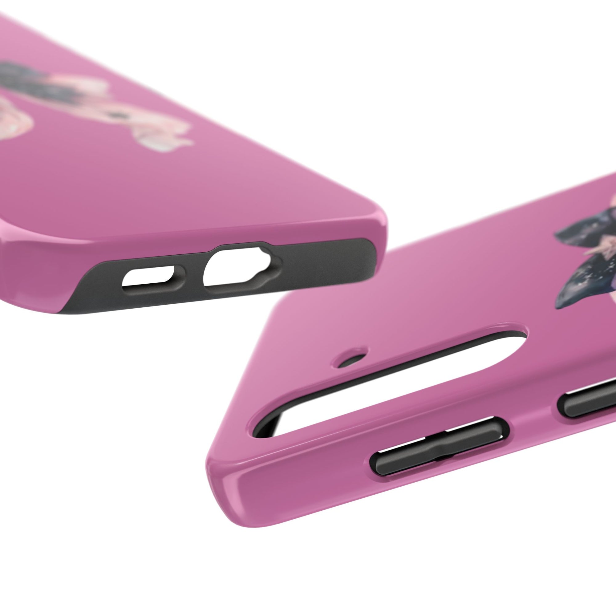 Pink Ribbon Tough Phone Cases, Galaxy Phone Covers, Chic Phone Protection, Ideal Gift for Her, Stylish Tech Accessories