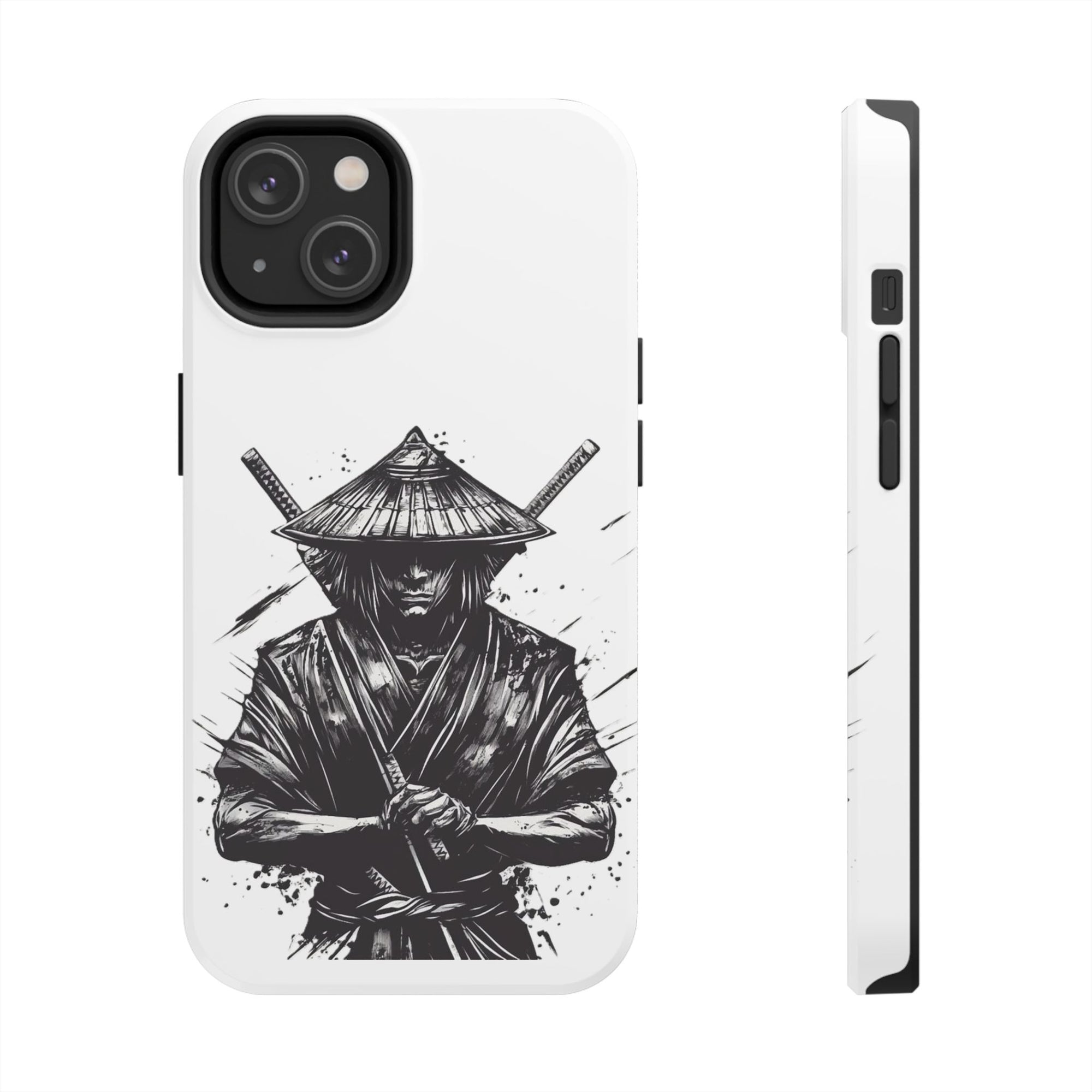 Samurai Tough Phone Cases, Rugged Smartphone Accessories, Durable Covers for Men, Unique Gifts for Him, Japanese Warrior Design