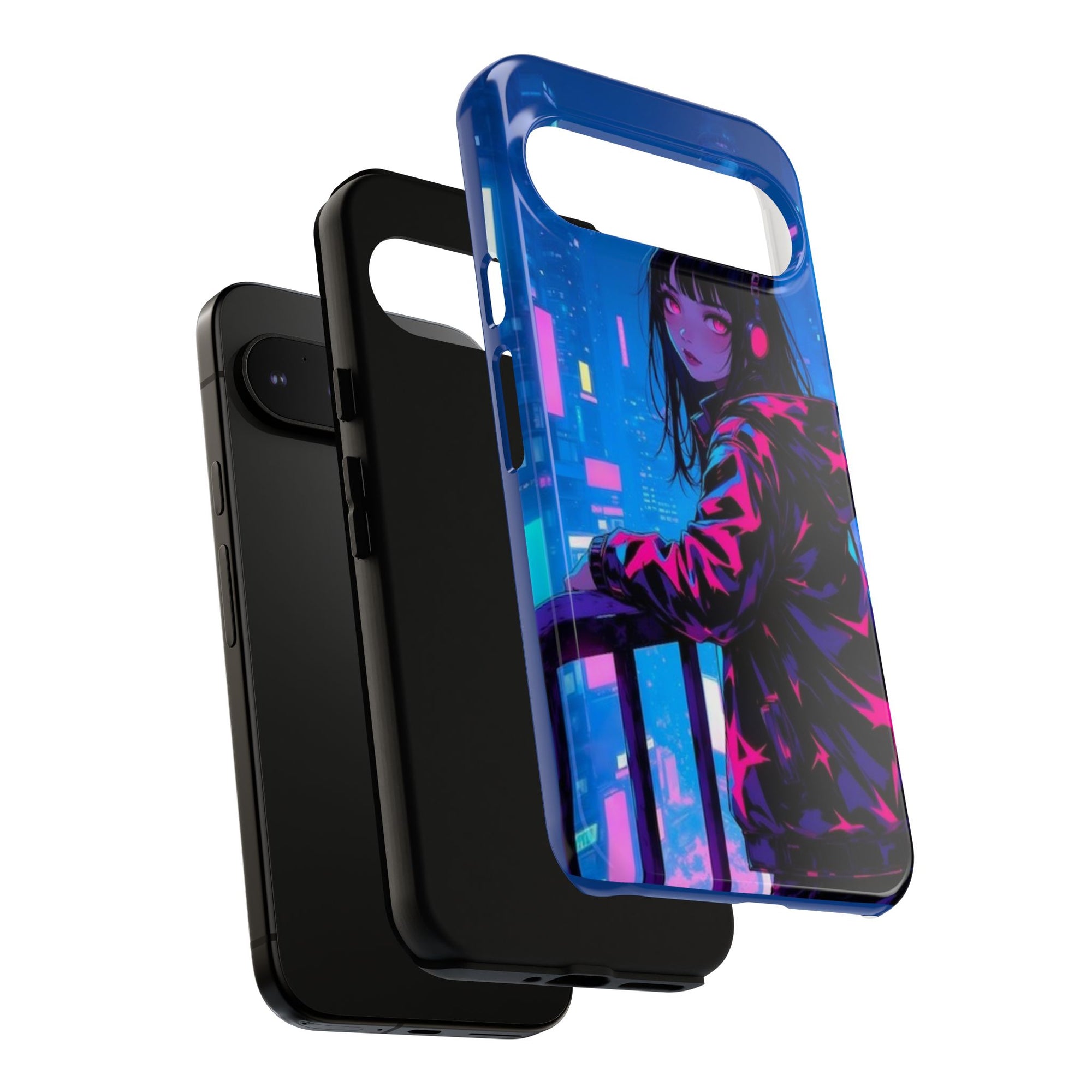 Futuristic Phone Case, Cyberpunk Aesthetic, Tough Phone Cover, Urban Style, Gift for Tech Lovers, Unique Phone Accessories, Streetwear [...]