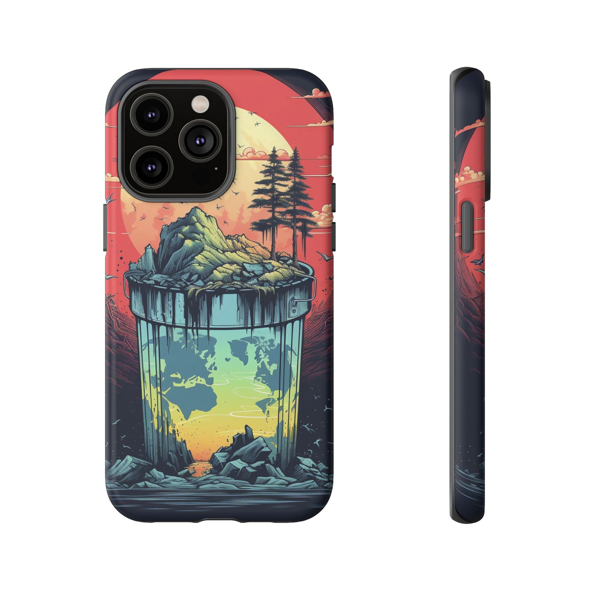 Vibrant Nature-Themed Phone Case, Tough Cases for Adventurers, Eco-Friendly, Trendy Phone Accessory, Great Gift for Nature Lovers