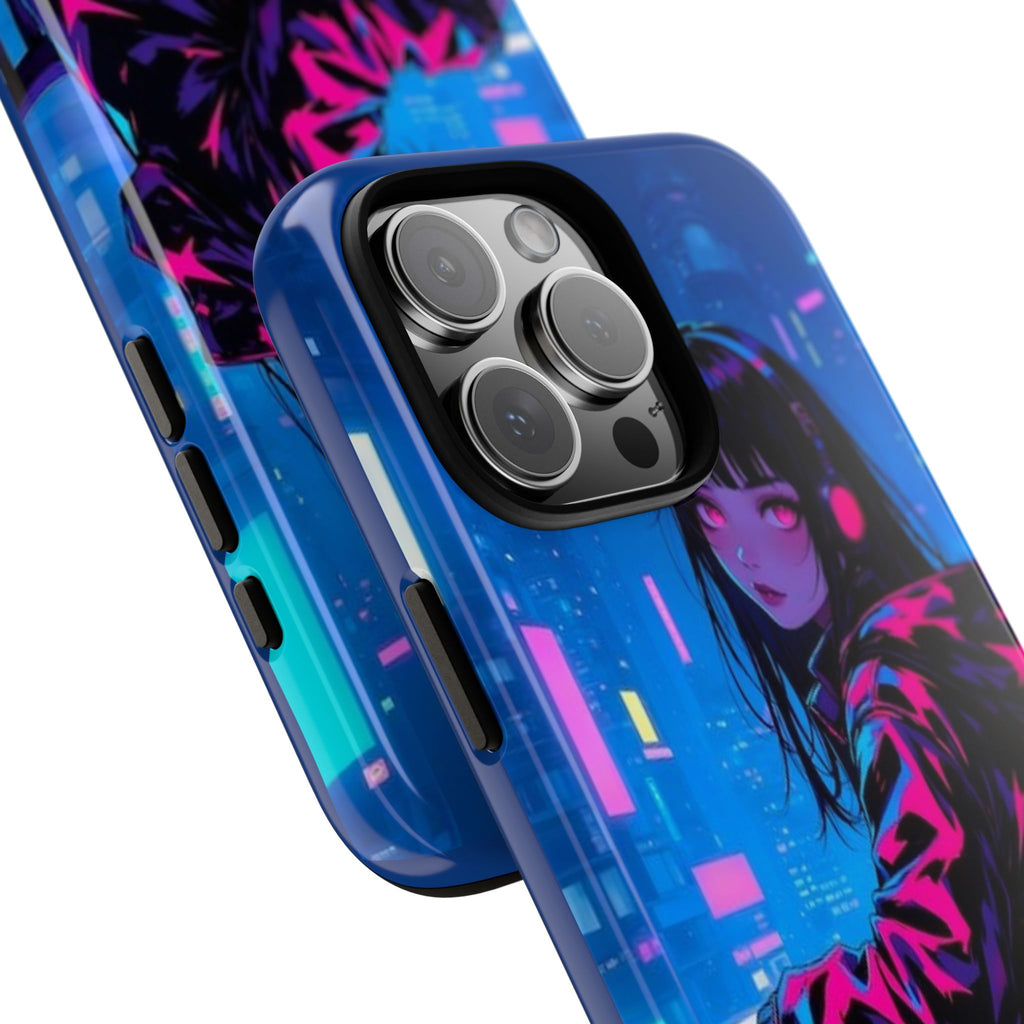 Futuristic Phone Case, Cyberpunk Aesthetic, Tough Phone Cover, Urban Style, Gift for Tech Lovers, Unique Phone Accessories, Streetwear [...]