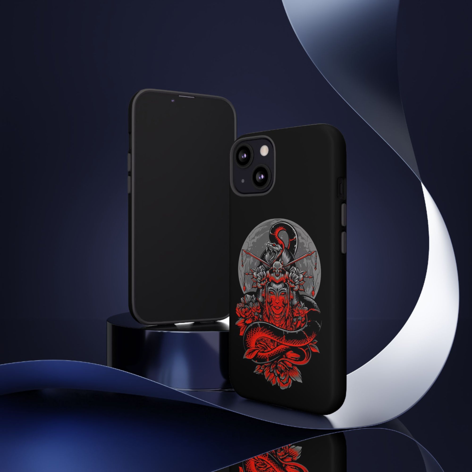 Tough Cases for iPhone, Dragon & Warrior Design, Durable Phone Protection, Perfect Gift for Tech Lovers, Unique Gifting