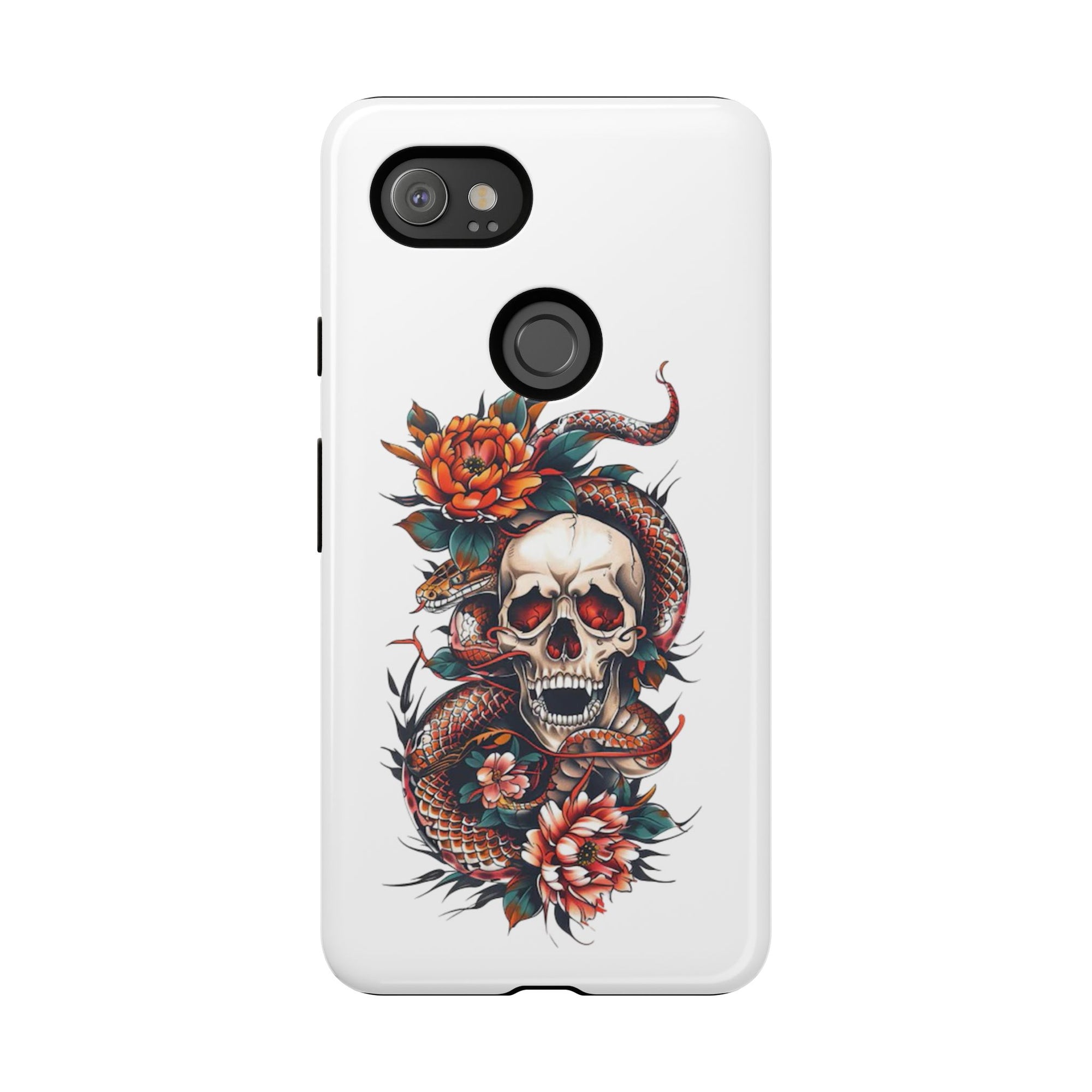 Tough Cases: Skull and Snake Phone Cases, Edgy Accessories, Alternative Fashion, Quirky Gift Ideas, Gothic Style
