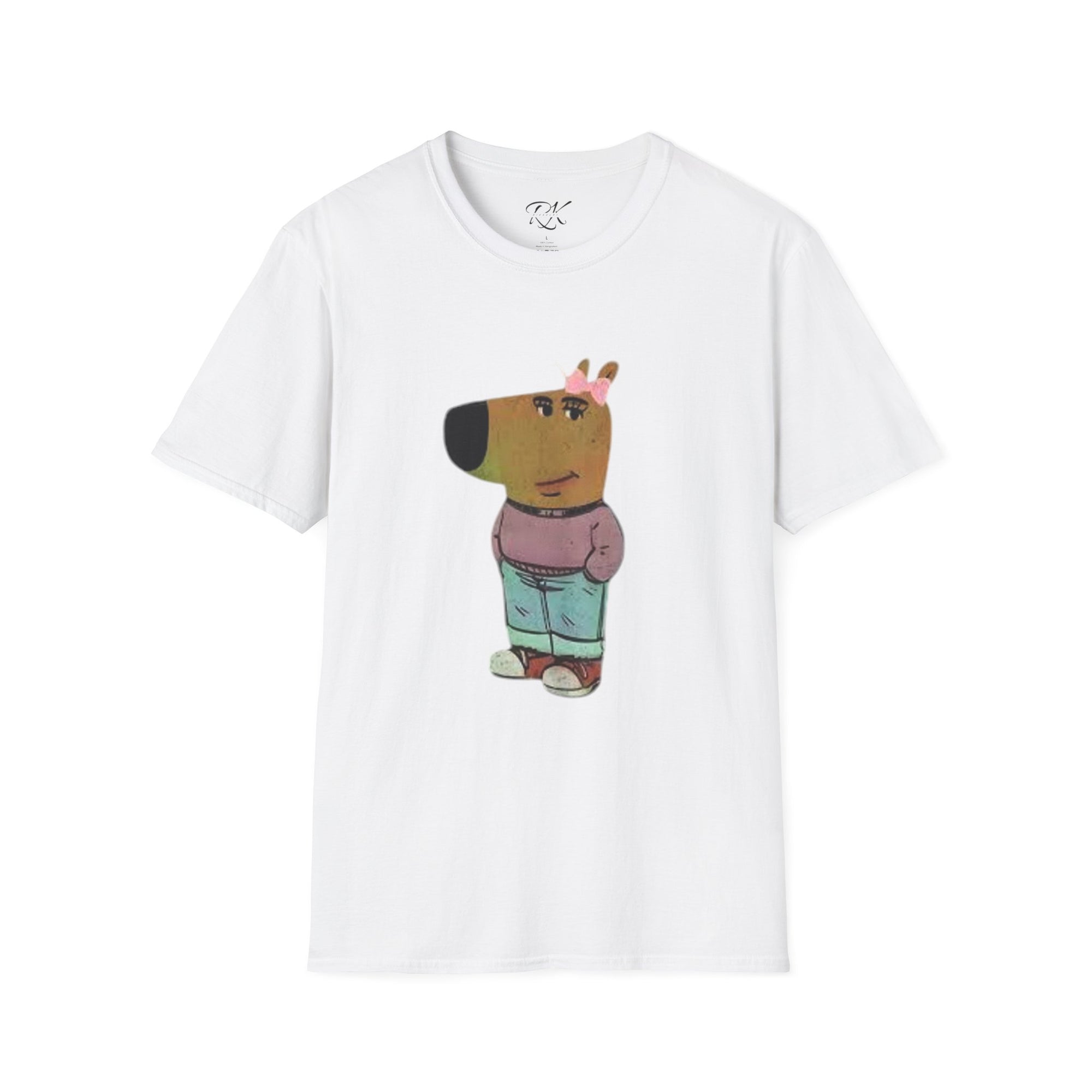 Whimsical Dog Art Unisex T-Shirt - Cute Pet Lover Gift, Casual Wear, Animal Themed Apparel, Fun Gift for Dog Owners