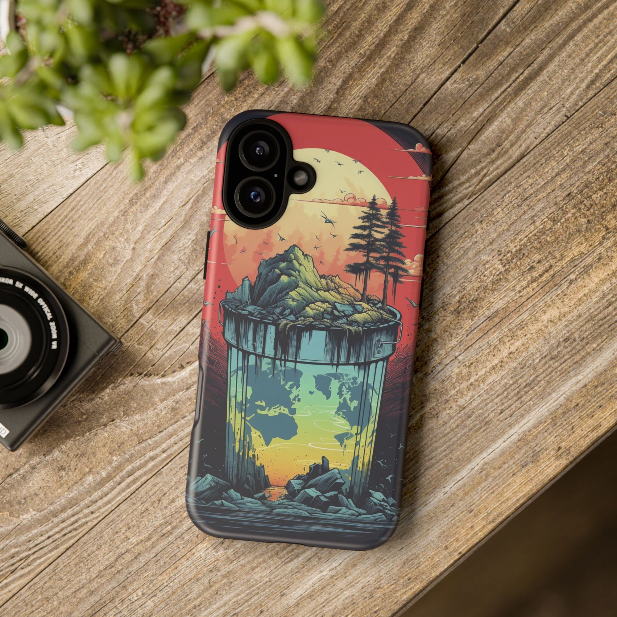 Vibrant Nature-Themed Phone Case, Tough Cases for Adventurers, Eco-Friendly, Trendy Phone Accessory, Great Gift for Nature Lovers
