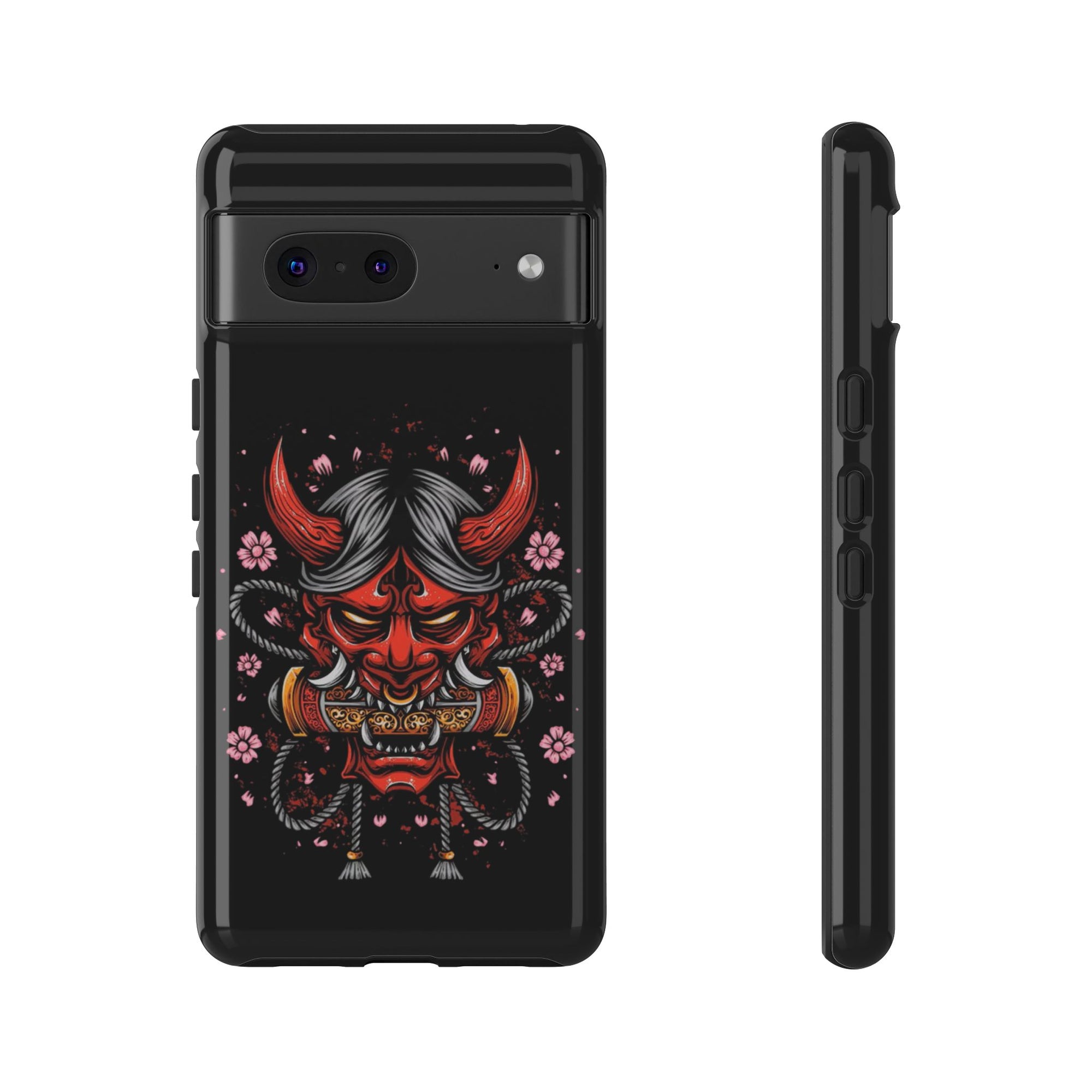 Tough Cases: Fierce Demon Phone Case, Edgy Phone Cover, Protect Your Device, Gift for Anime Fans, Unique Artwork Case