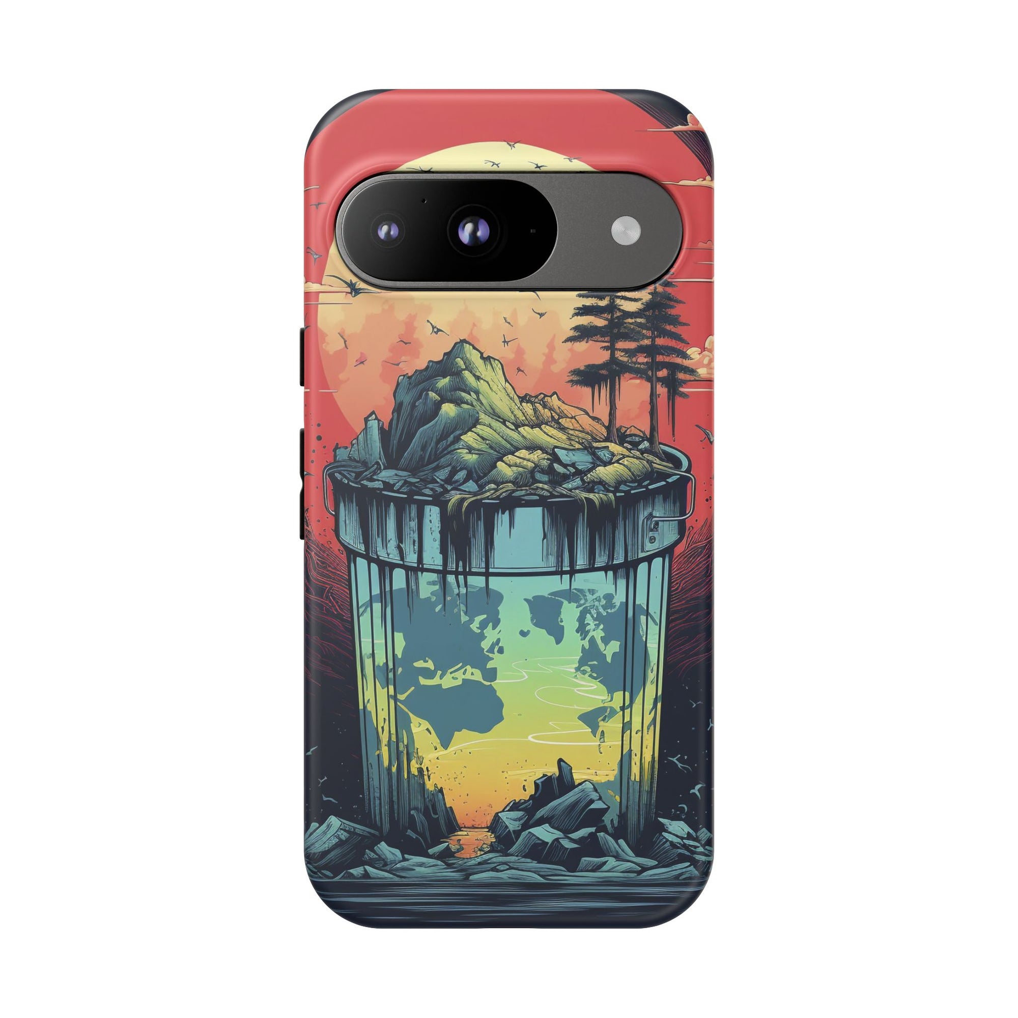 Vibrant Nature-Themed Phone Case, Tough Cases for Adventurers, Eco-Friendly, Trendy Phone Accessory, Great Gift for Nature Lovers