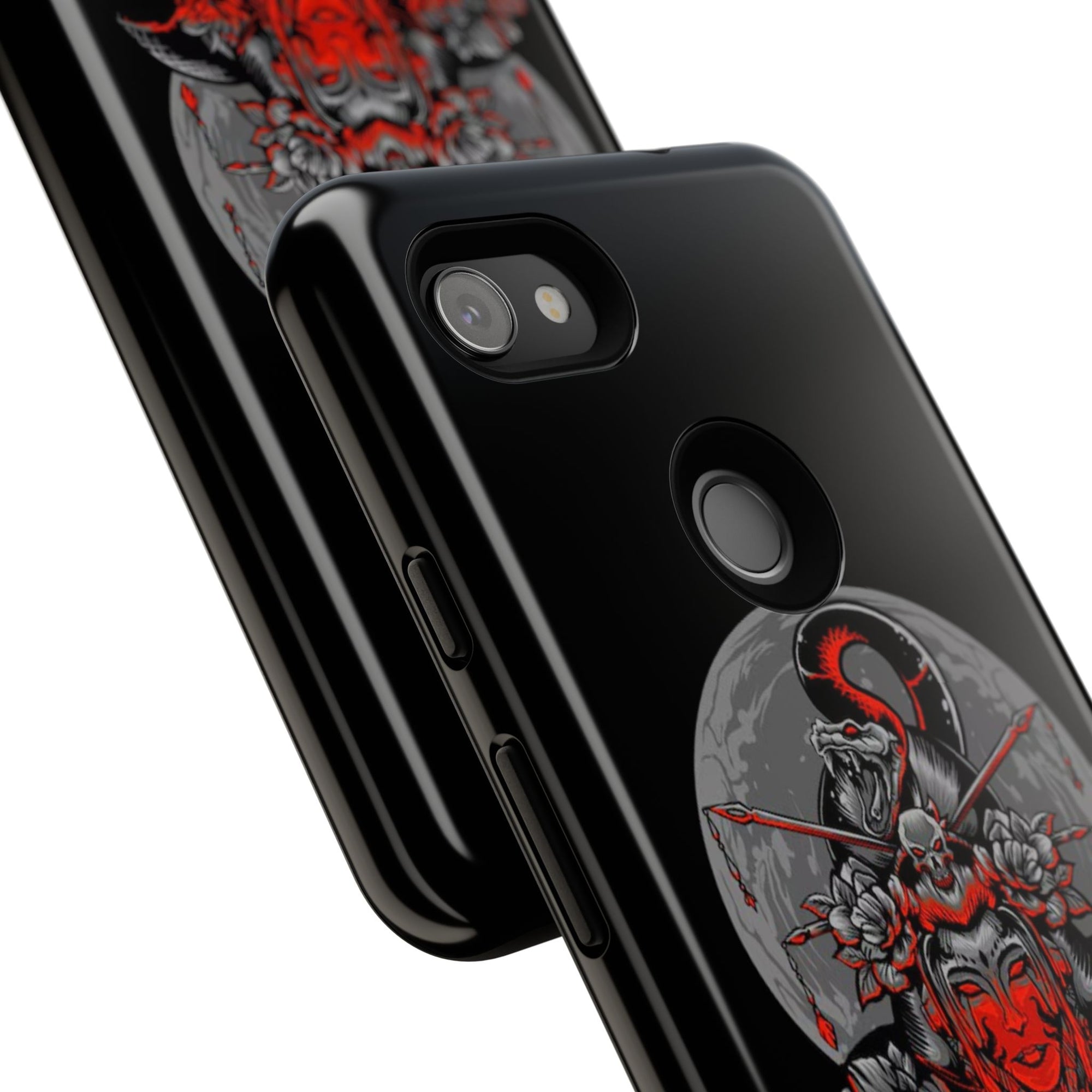 Tough Cases for iPhone, Dragon & Warrior Design, Durable Phone Protection, Perfect Gift for Tech Lovers, Unique Gifting