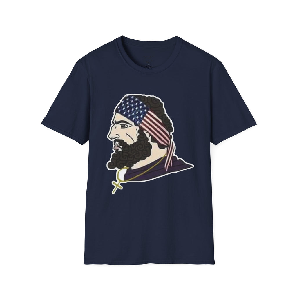 Patriotic Graphic T-Shirt, Unisex Softstyle Tee, Independence Day Gift, Freedom Apparel, Americana Clothing
