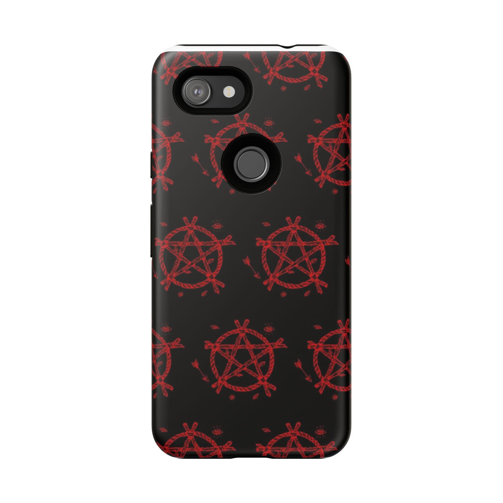 Anarchist iPhone Case, Tough Phone Cover, Punk Style Accessory, Unique Gift for Rebels, Goth Aesthetic Phone Case