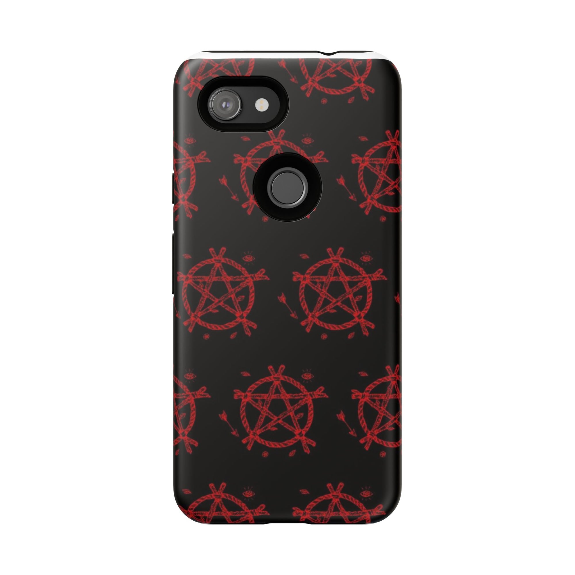 Anarchist iPhone Case, Tough Phone Cover, Punk Style Accessory, Unique Gift for Rebels, Goth Aesthetic Phone Case