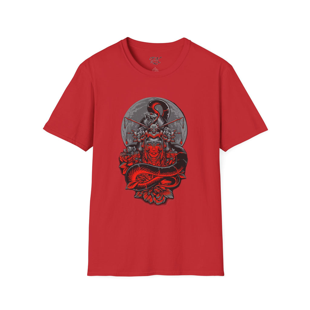 Warrior Spirit Unisex Softstyle T-Shirt, Graphic Tee, Trendy Streetwear, Gifts for Him, Casual Wear, Unique Design