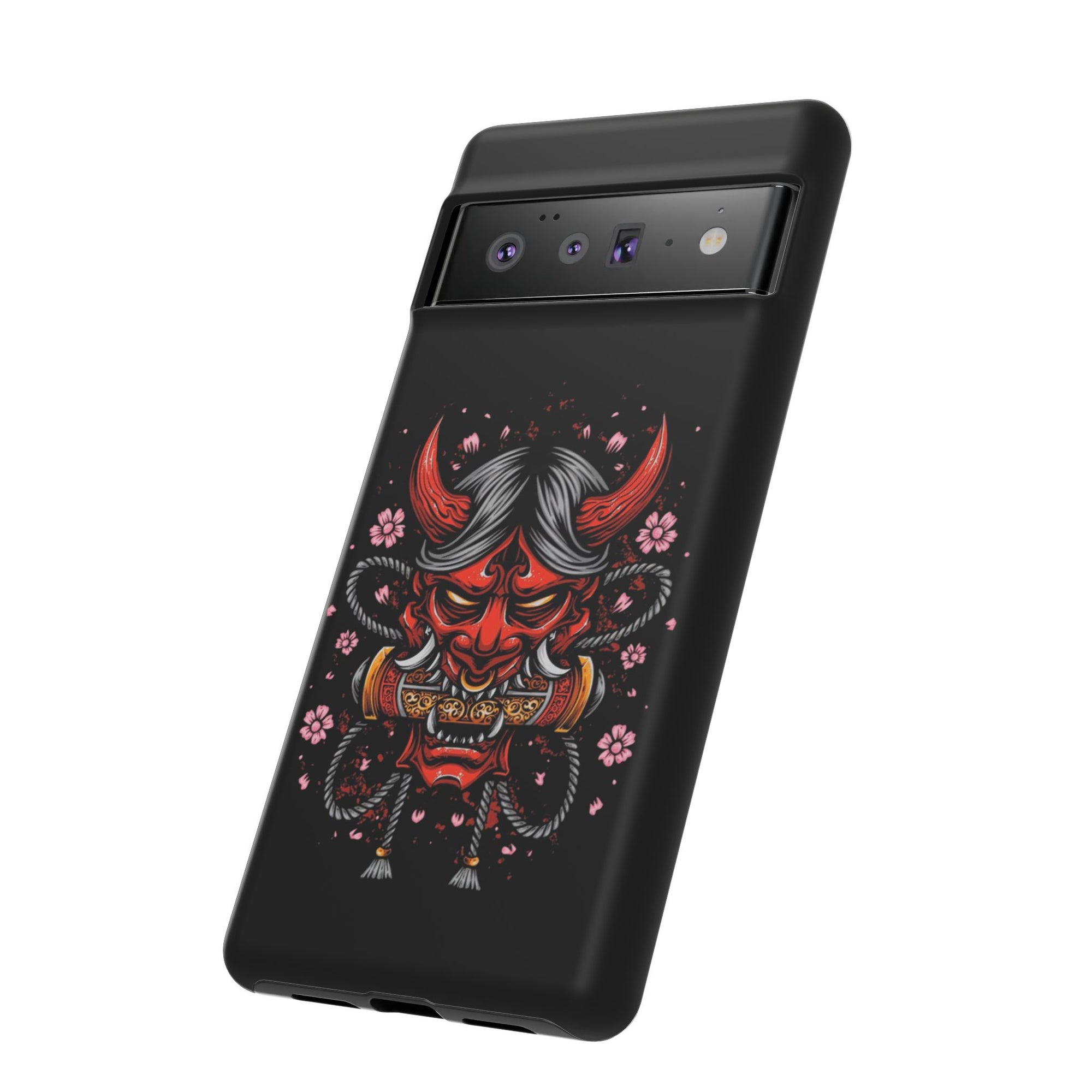 Tough Cases: Fierce Demon Phone Case, Edgy Phone Cover, Protect Your Device, Gift for Anime Fans, Unique Artwork Case