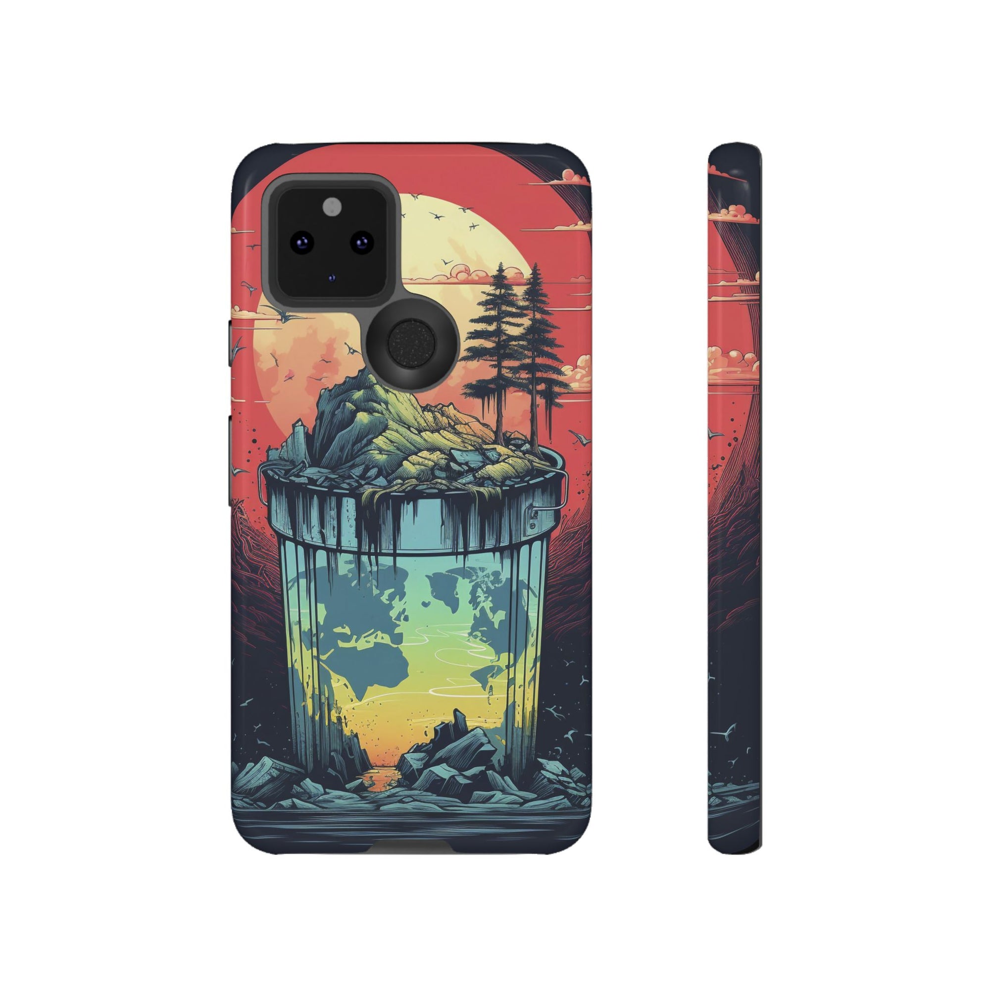 Vibrant Nature-Themed Phone Case, Tough Cases for Adventurers, Eco-Friendly, Trendy Phone Accessory, Great Gift for Nature Lovers