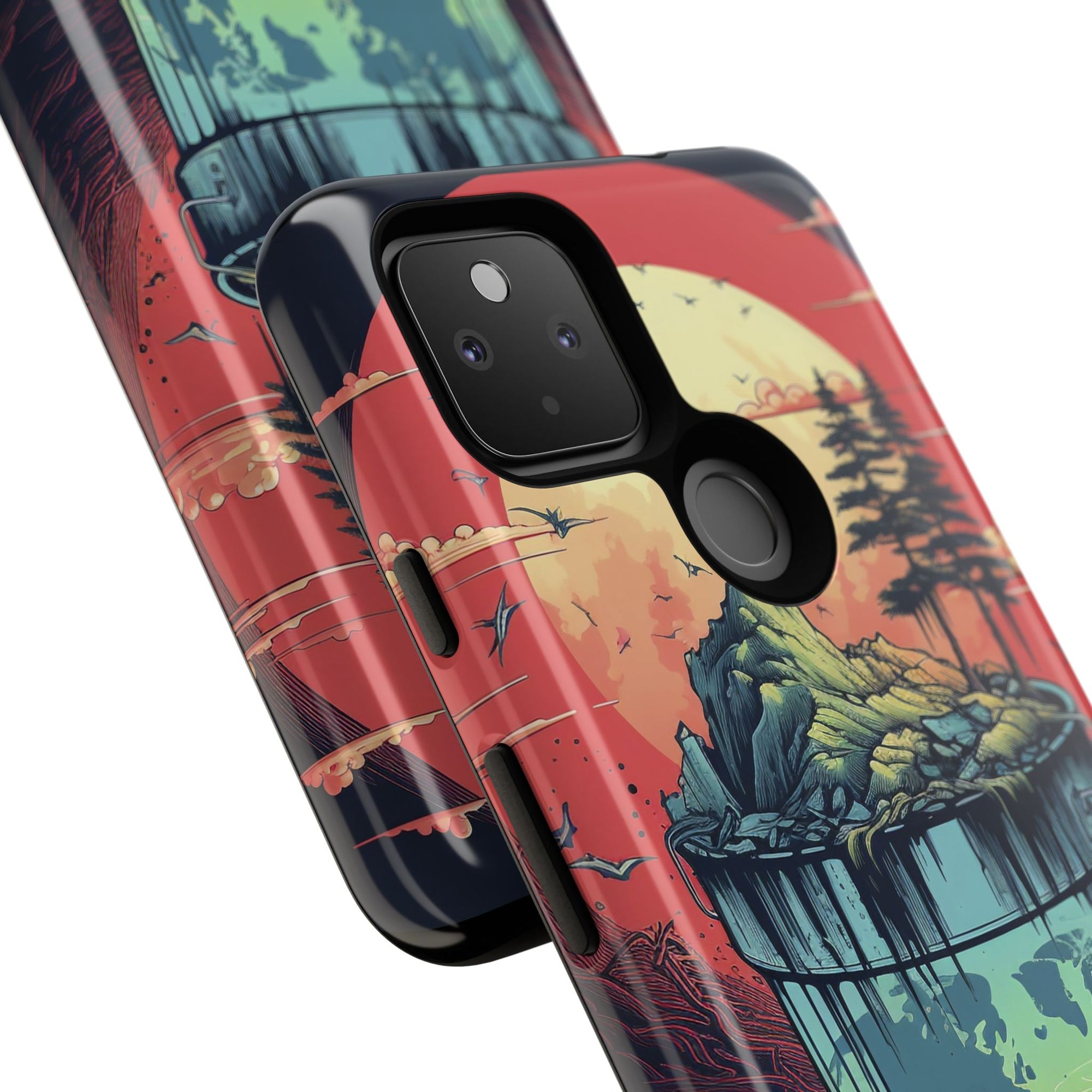 Vibrant Nature-Themed Phone Case, Tough Cases for Adventurers, Eco-Friendly, Trendy Phone Accessory, Great Gift for Nature Lovers