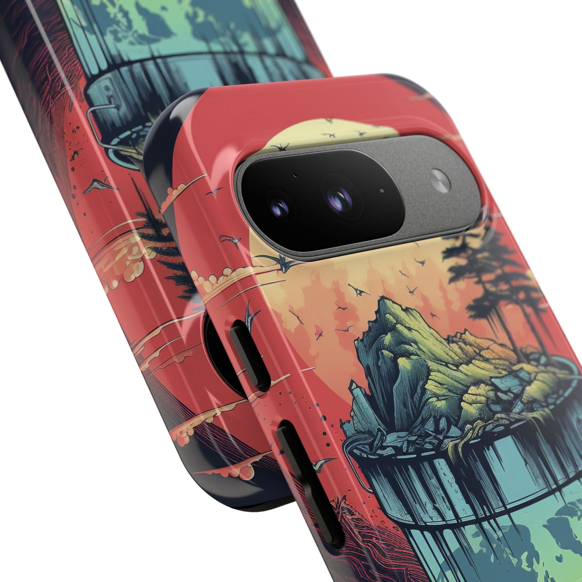 Vibrant Nature-Themed Phone Case, Tough Cases for Adventurers, Eco-Friendly, Trendy Phone Accessory, Great Gift for Nature Lovers