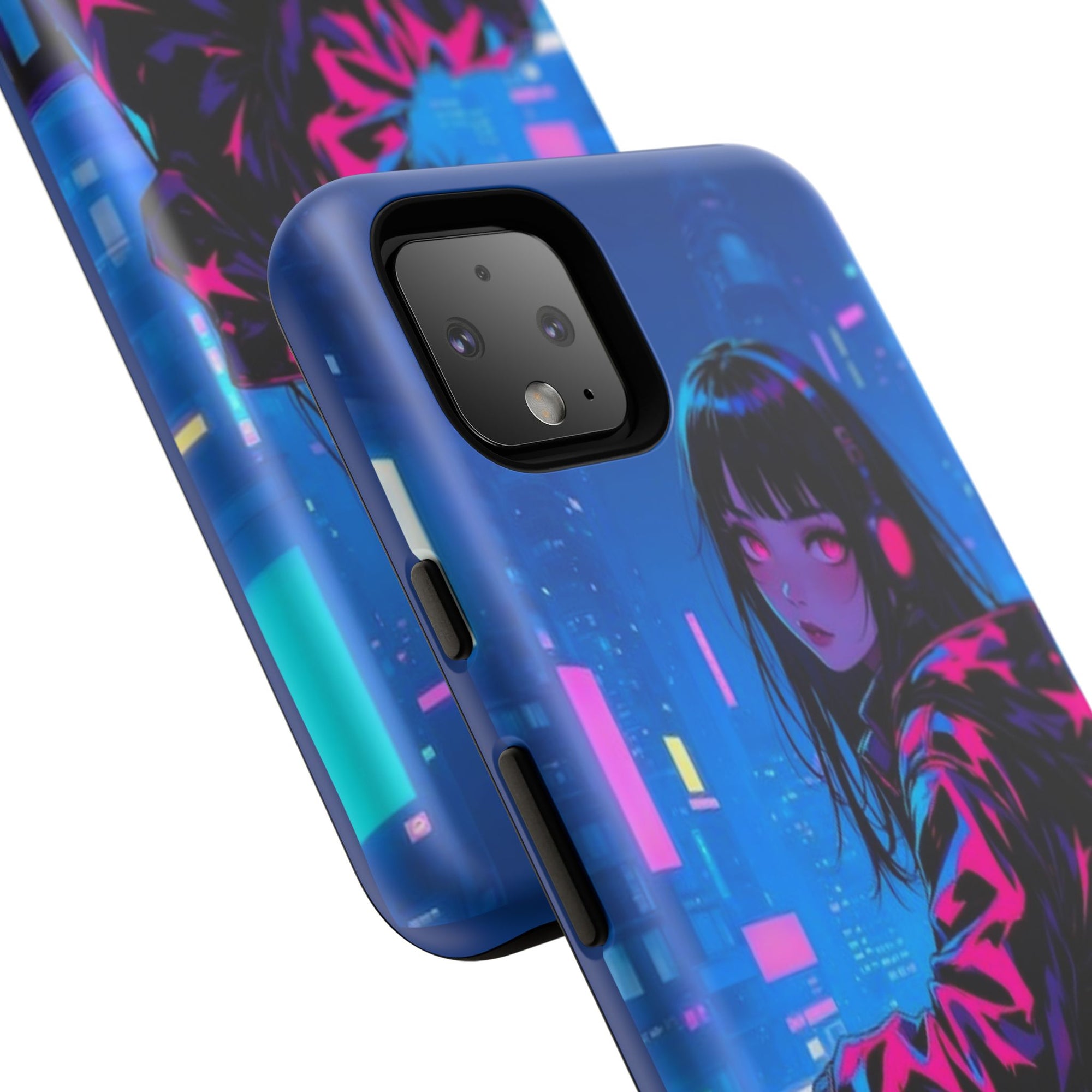 Futuristic Phone Case, Cyberpunk Aesthetic, Tough Phone Cover, Urban Style, Gift for Tech Lovers, Unique Phone Accessories, Streetwear [...]