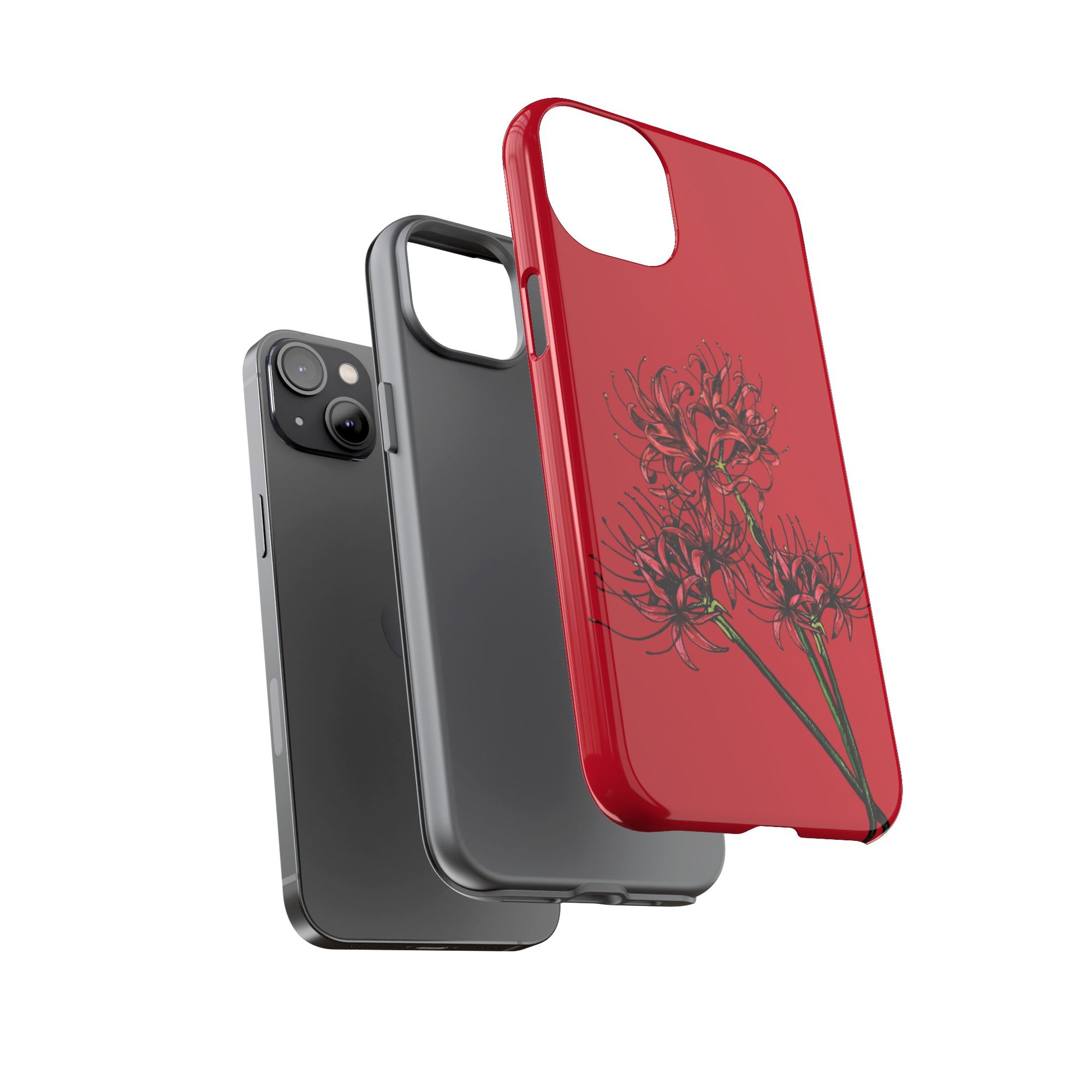 Floral Phone Case, Cute Durable Case for Plants Lovers, Stylish Tech Accessories, Gift for Her, Autumn Decor