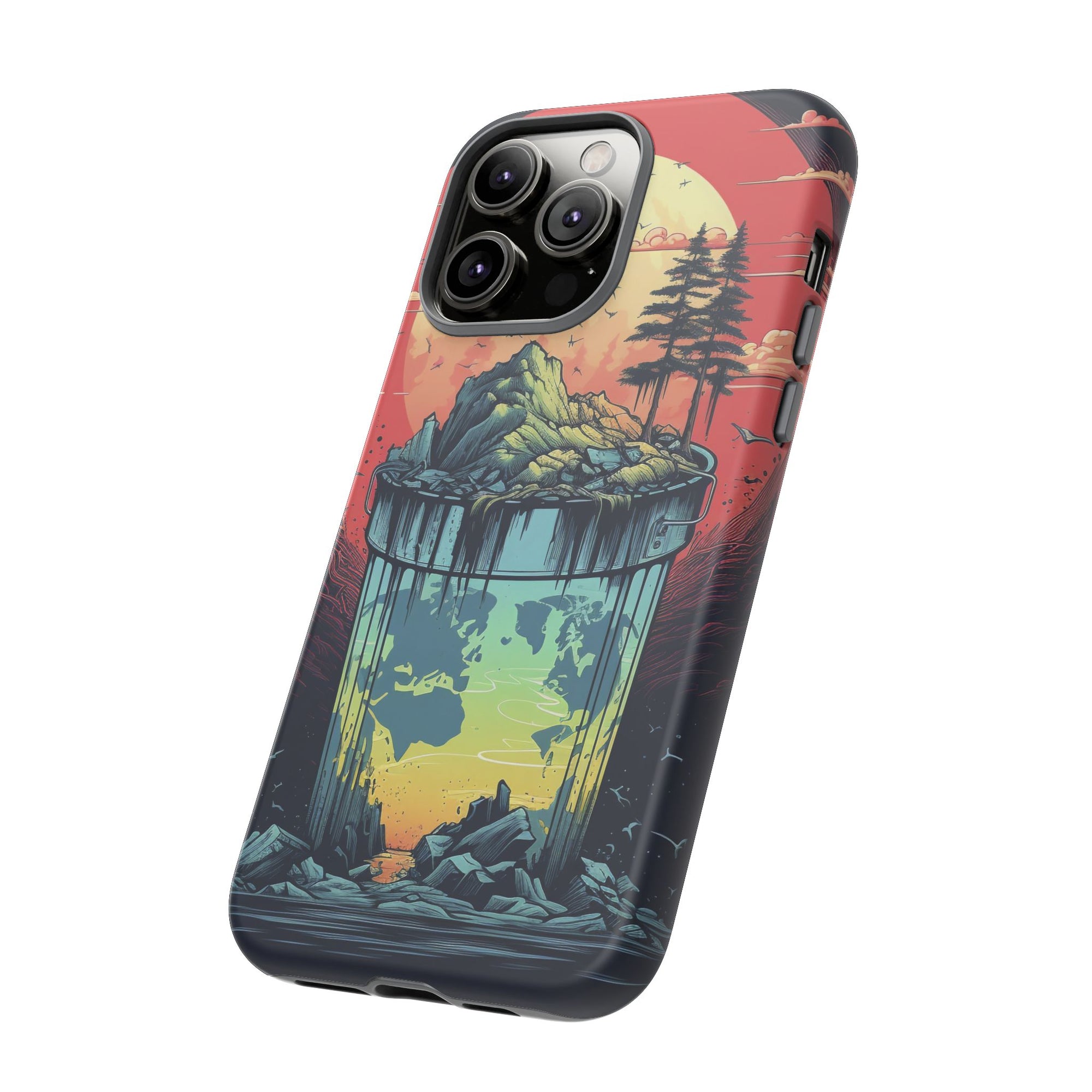 Vibrant Nature-Themed Phone Case, Tough Cases for Adventurers, Eco-Friendly, Trendy Phone Accessory, Great Gift for Nature Lovers