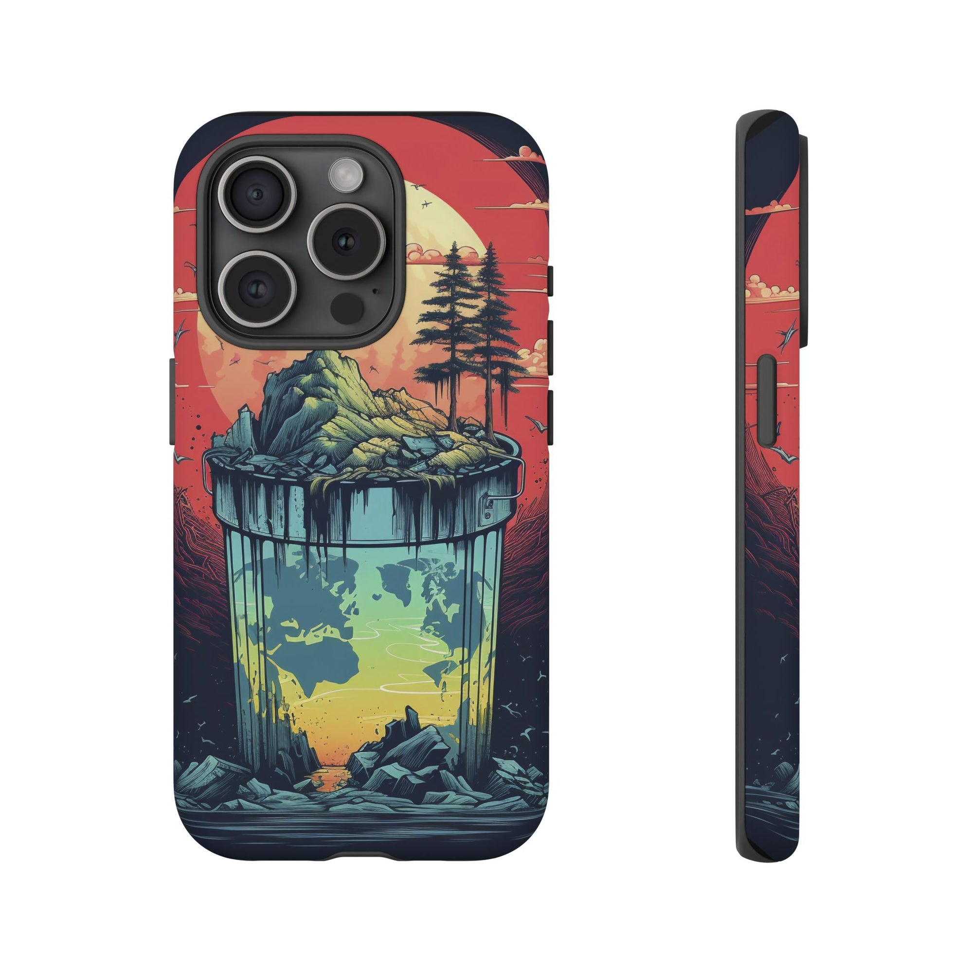 Vibrant Nature-Themed Phone Case, Tough Cases for Adventurers, Eco-Friendly, Trendy Phone Accessory, Great Gift for Nature Lovers