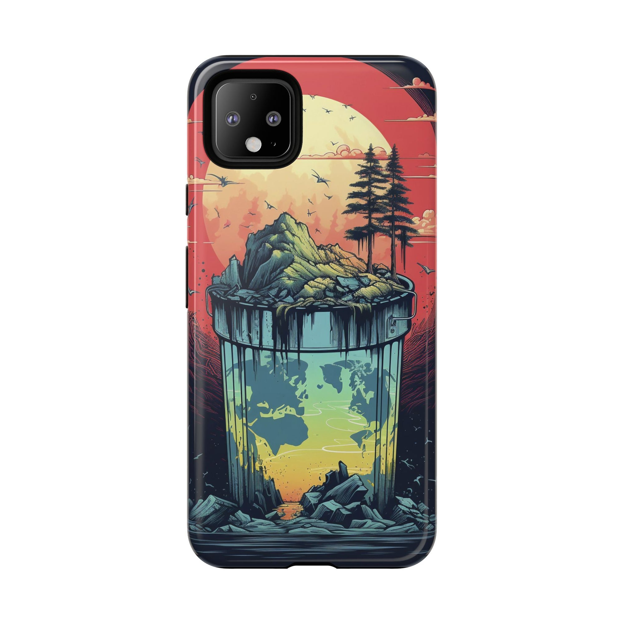 Vibrant Nature-Themed Phone Case, Tough Cases for Adventurers, Eco-Friendly, Trendy Phone Accessory, Great Gift for Nature Lovers