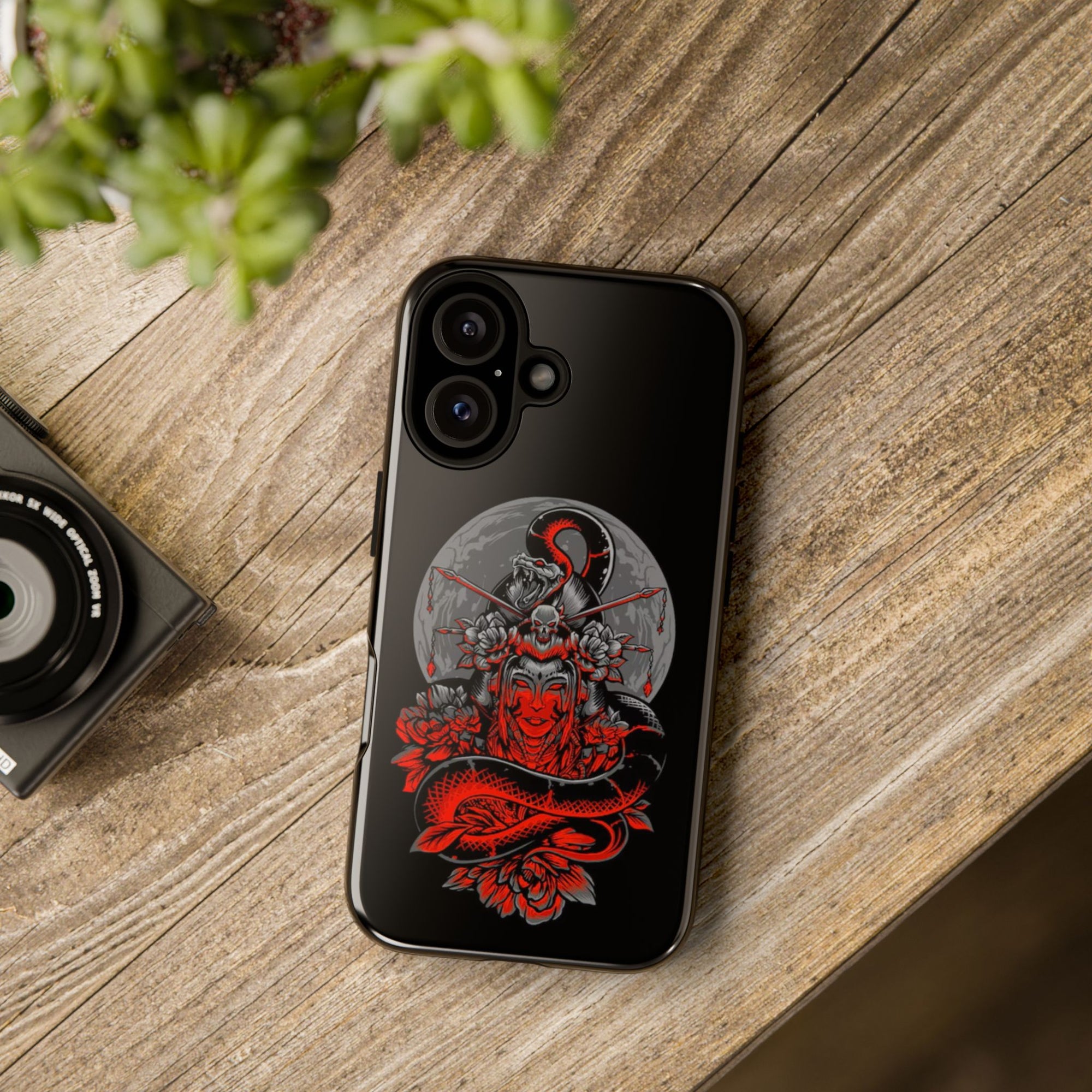 Tough Cases for iPhone, Dragon & Warrior Design, Durable Phone Protection, Perfect Gift for Tech Lovers, Unique Gifting