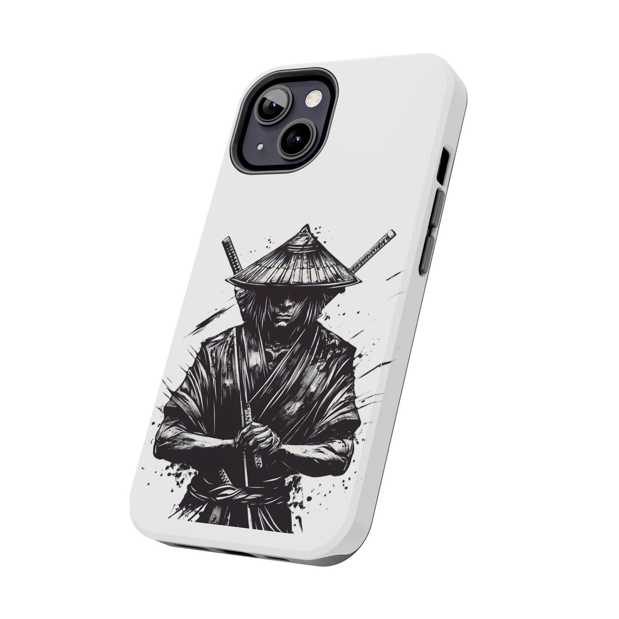 Samurai Tough Phone Cases, Rugged Smartphone Accessories, Durable Covers for Men, Unique Gifts for Him, Japanese Warrior Design