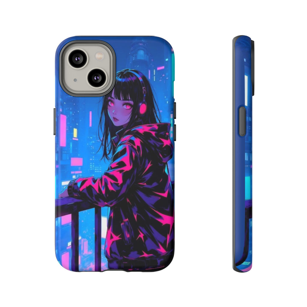 Futuristic Phone Case, Cyberpunk Aesthetic, Tough Phone Cover, Urban Style, Gift for Tech Lovers, Unique Phone Accessories, Streetwear [...]