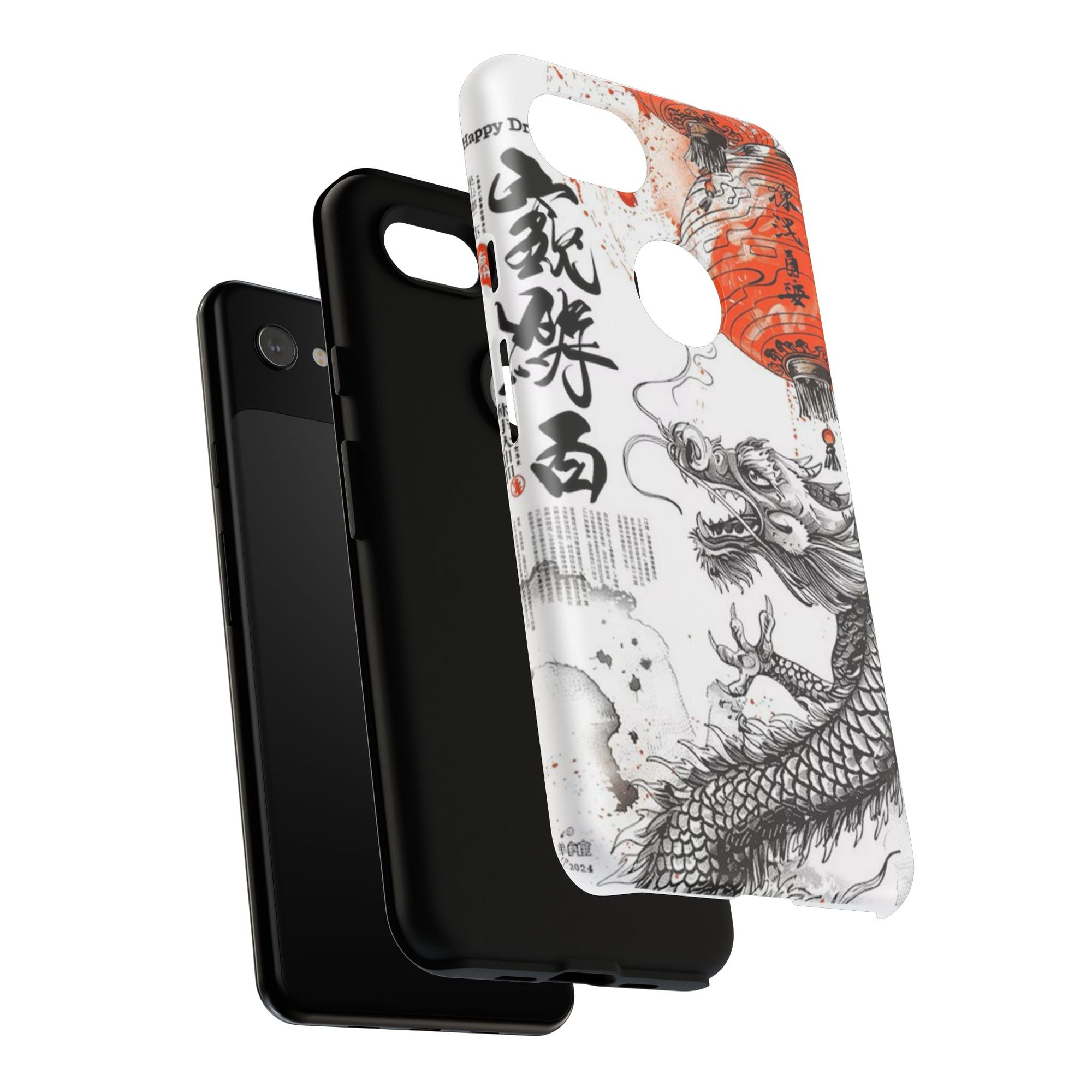 Dragon Design Phone Case, Tough Cases with Chinese Art for Unique Style, Gift for Art Lovers, Phone Protection, Trendy Accessories
