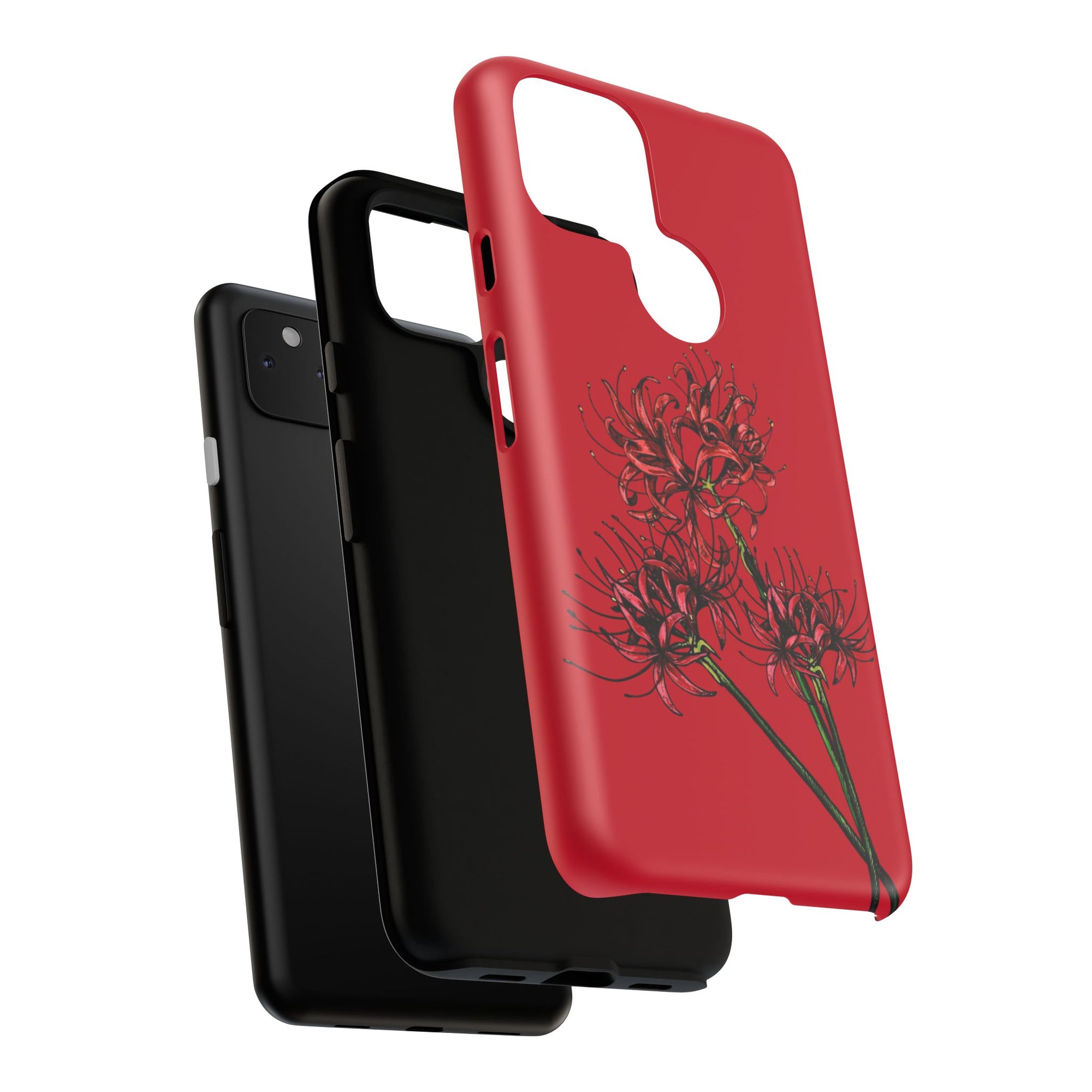 Floral Phone Case, Cute Durable Case for Plants Lovers, Stylish Tech Accessories, Gift for Her, Autumn Decor