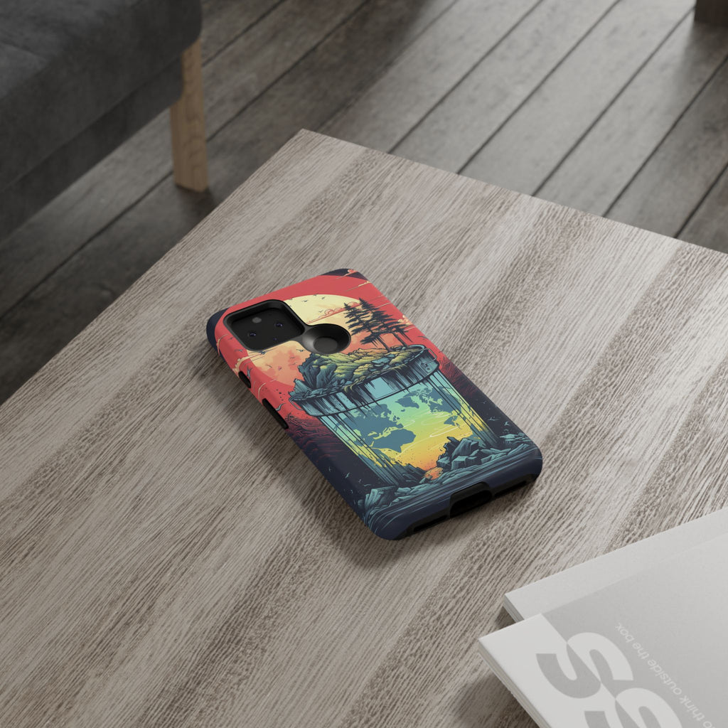 Vibrant Nature-Themed Phone Case, Tough Cases for Adventurers, Eco-Friendly, Trendy Phone Accessory, Great Gift for Nature Lovers
