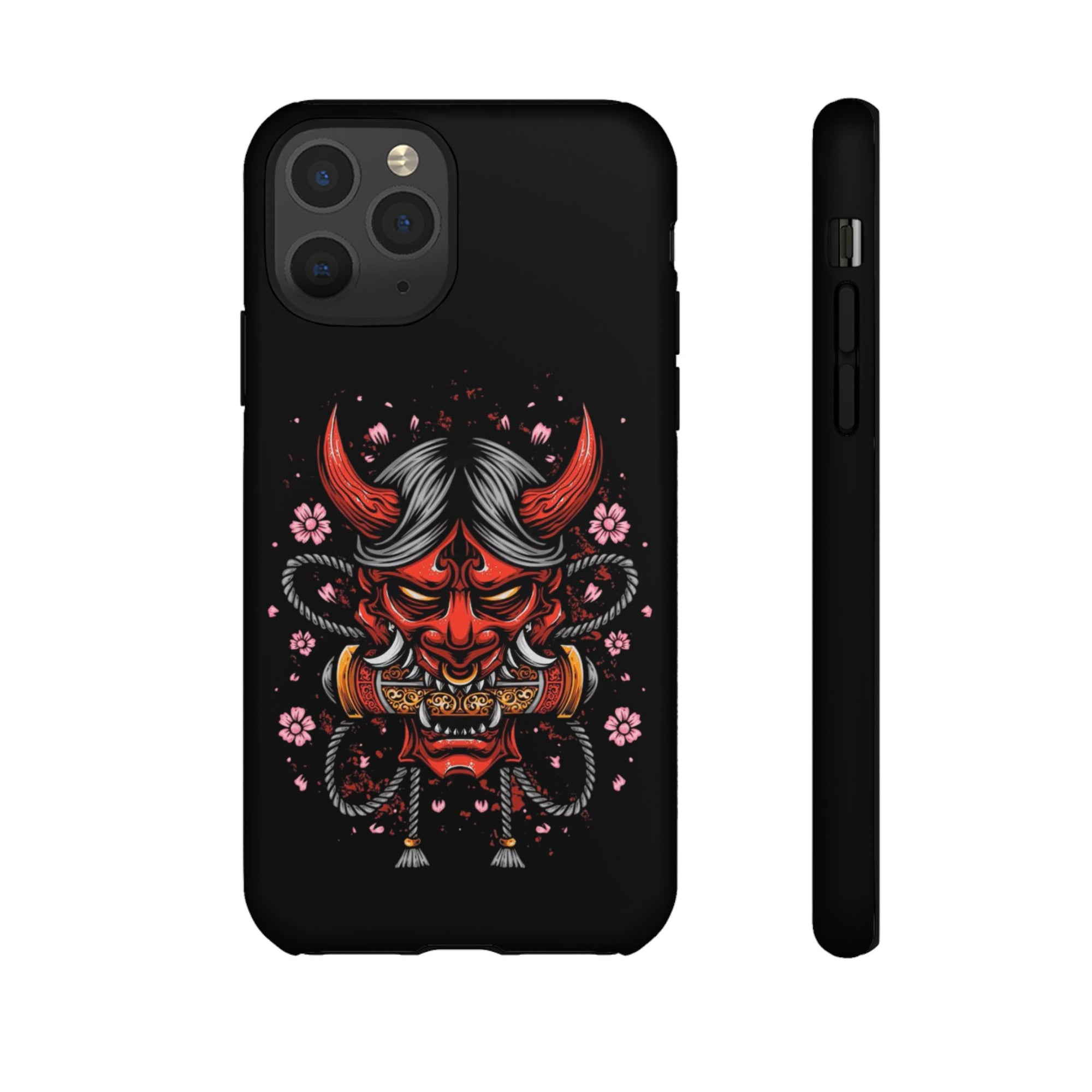 Tough Cases: Fierce Demon Phone Case, Edgy Phone Cover, Protect Your Device, Gift for Anime Fans, Unique Artwork Case