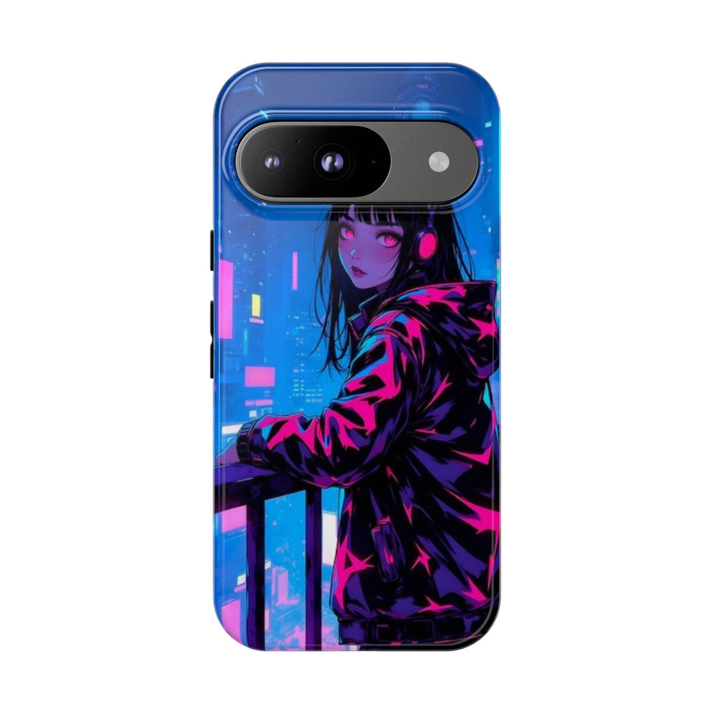 Futuristic Phone Case, Cyberpunk Aesthetic, Tough Phone Cover, Urban Style, Gift for Tech Lovers, Unique Phone Accessories, Streetwear [...]