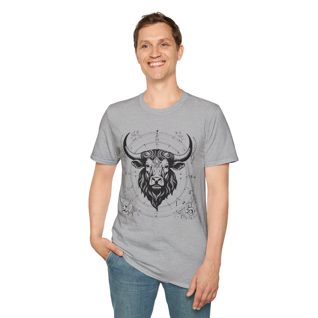 Taurus Zodiac T-Shirt, Astrology Tee, Horoscope Gift, Unisex Softstyle Shirt, Birthday Apparel, Taurus Constellation Top
