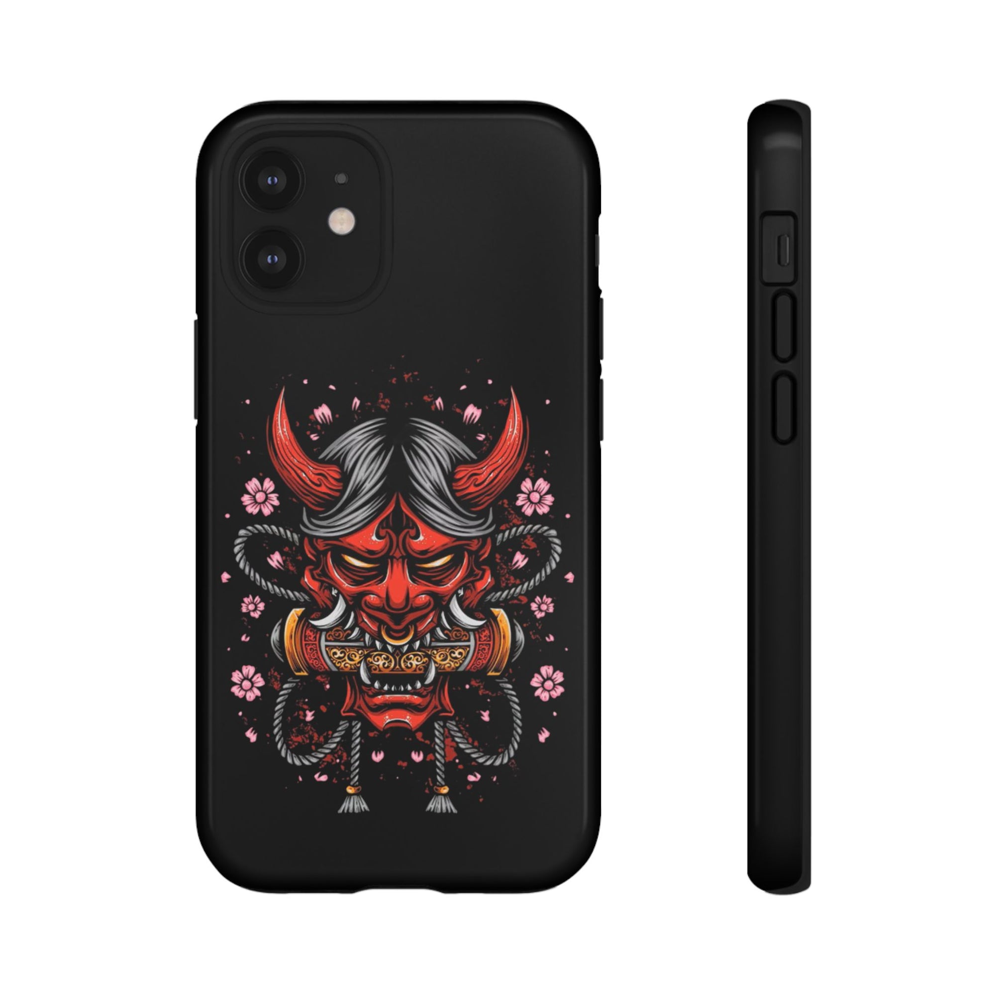 Tough Cases: Fierce Demon Phone Case, Edgy Phone Cover, Protect Your Device, Gift for Anime Fans, Unique Artwork Case