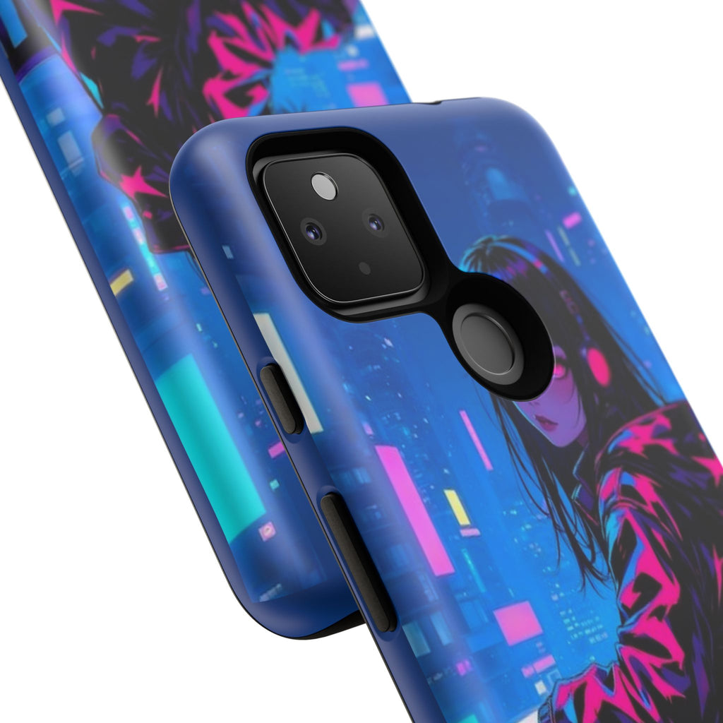 Futuristic Phone Case, Cyberpunk Aesthetic, Tough Phone Cover, Urban Style, Gift for Tech Lovers, Unique Phone Accessories, Streetwear [...]